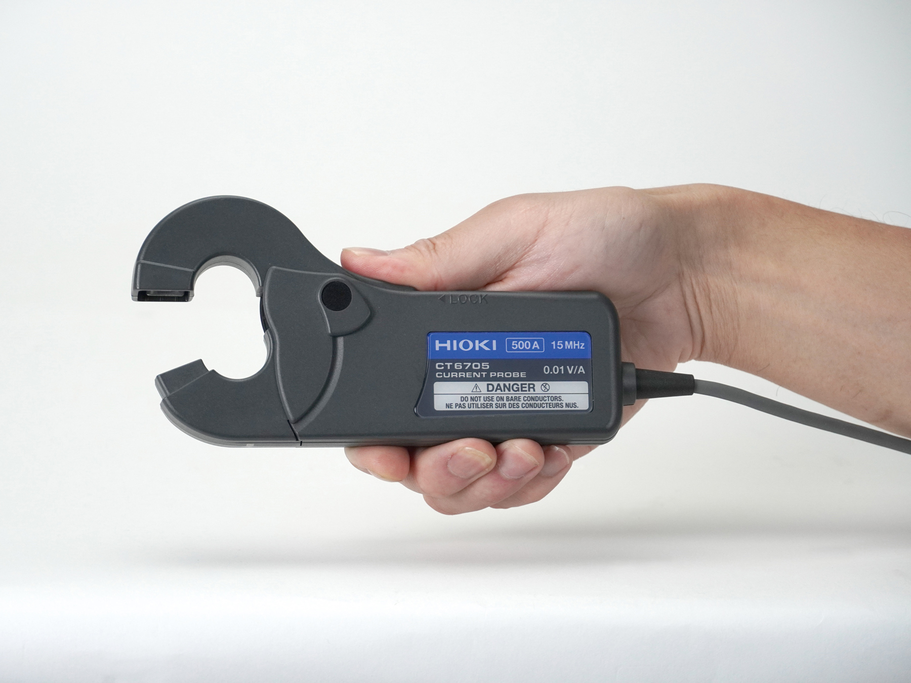 HIOKI CT6705 ac dc fluxgate current probe 500 a 15 mhz
