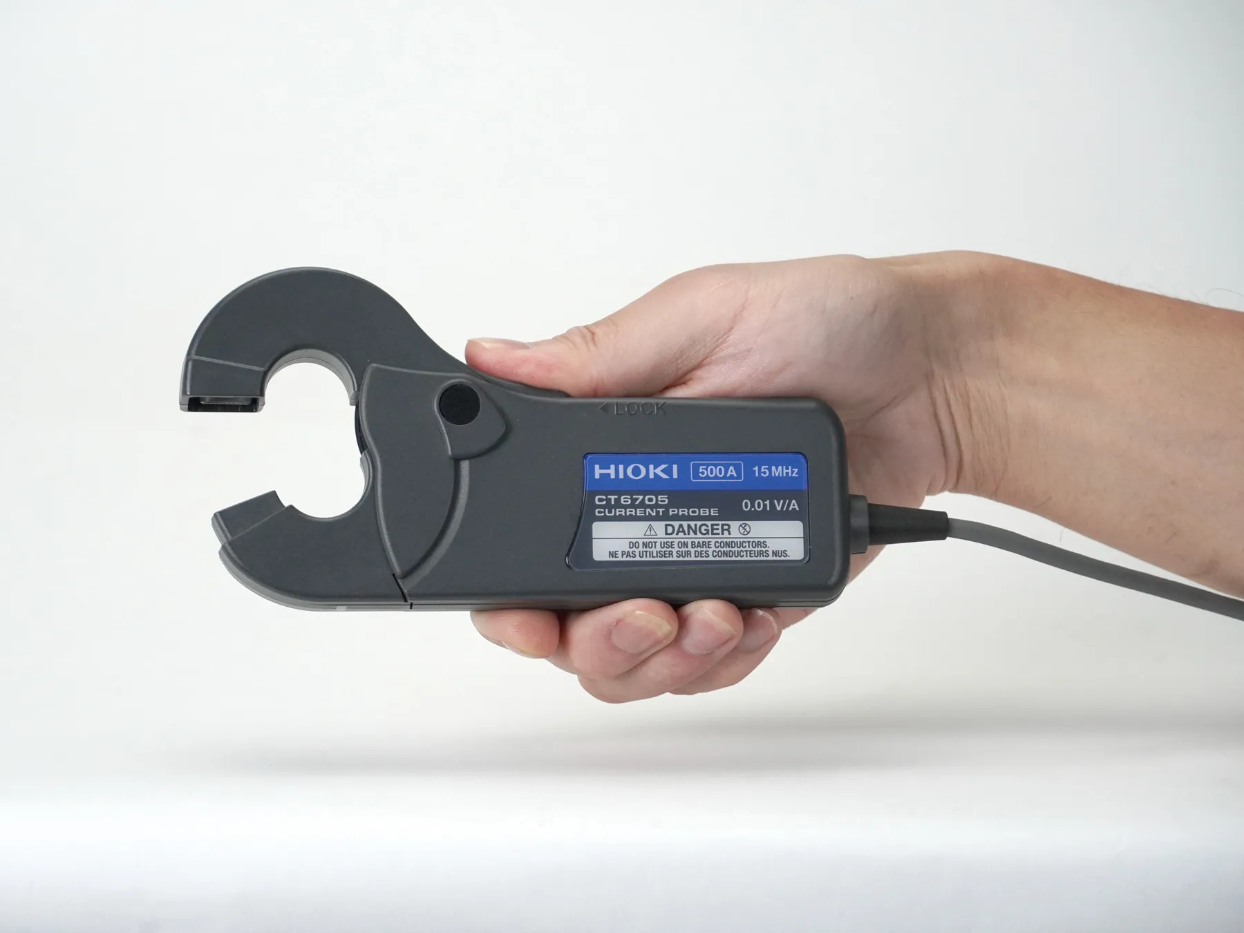 HIOKI CT6705 ac dc fluxgate current probe 500 a 15 mhz