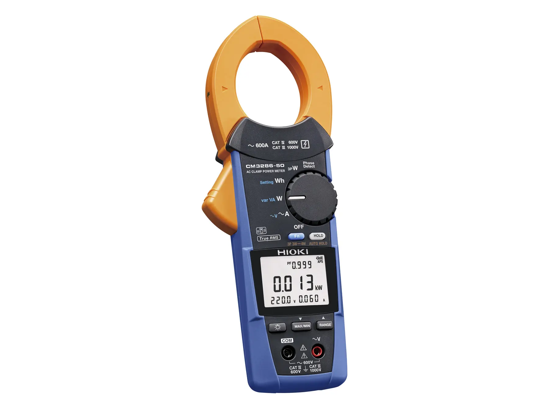 HIOKI CM3286-90 power quality clamp meter with bluetooth 600a 360kw data logging