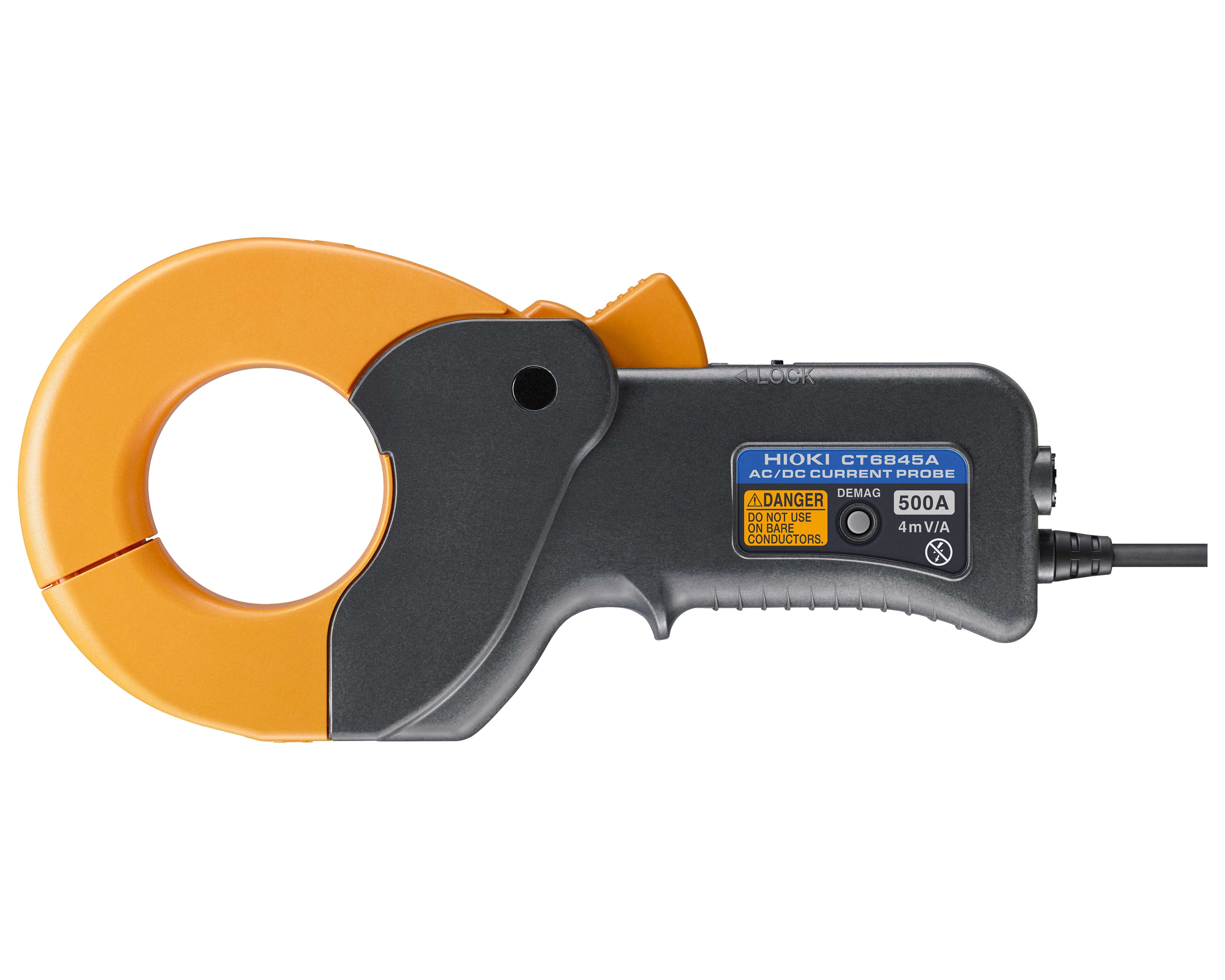 HIOKI CT6845A - AC/DC Current Clamp, Fluxgate, 500 A / 200 kHz