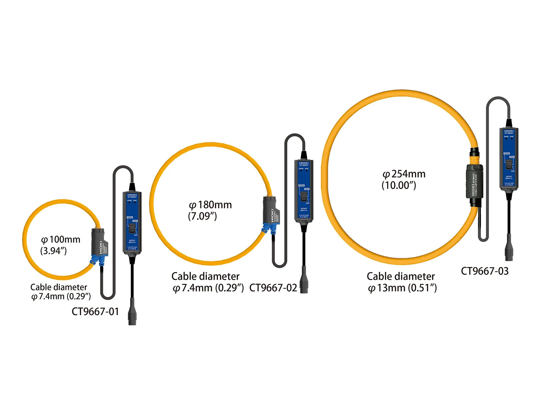 HIOKI CT9667-01 - FLEXIBLER WECHSELSTROMSENSOR