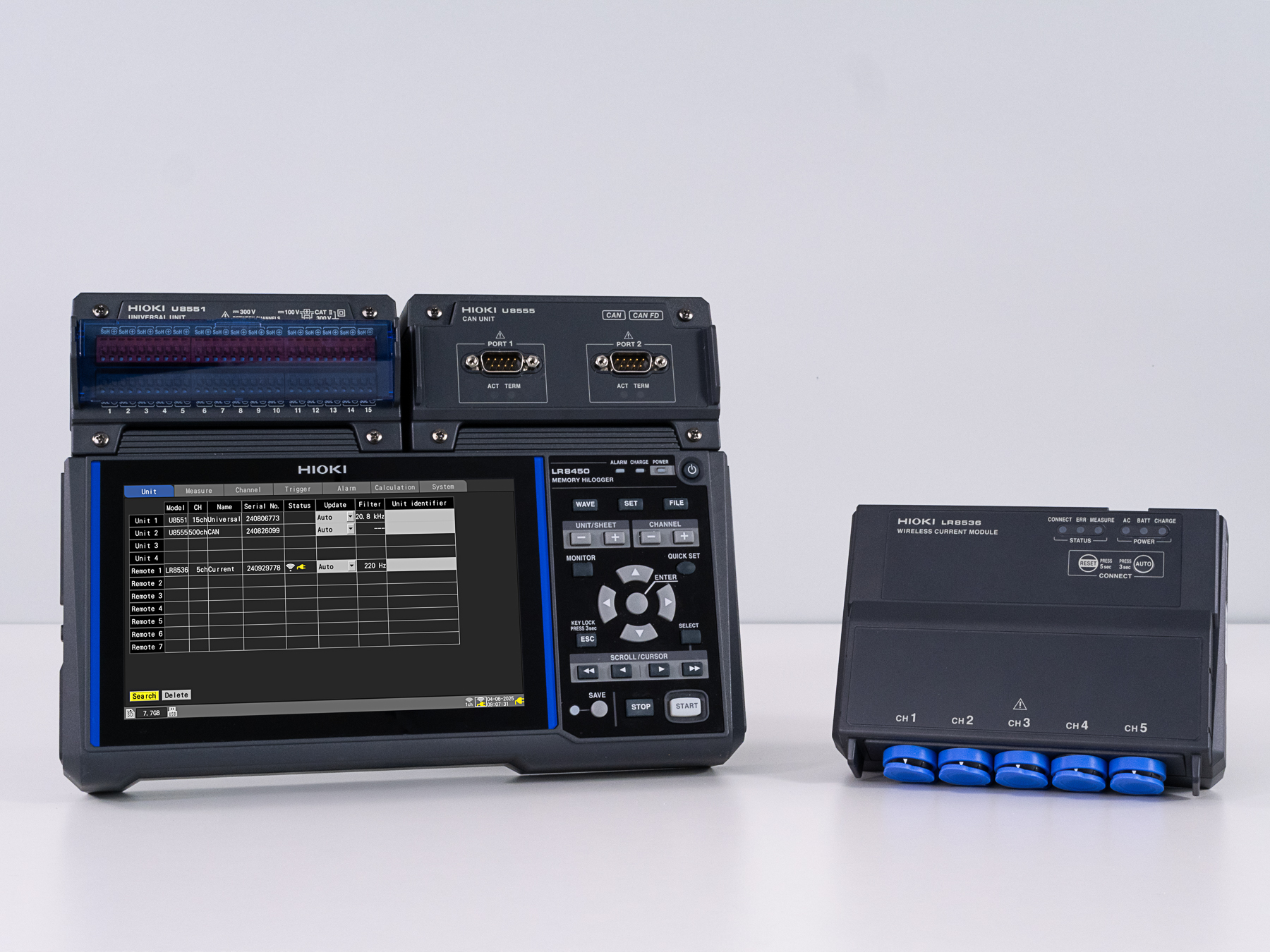 HIOKI LR8450 - Modular multi-channel Data Logger