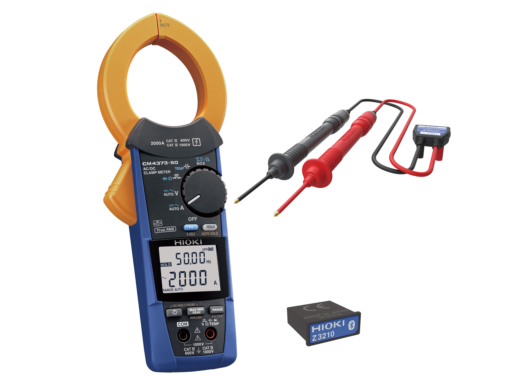 CM4373-93 - Clamp Multimeter Kit, 2000 A AC/DC, 2000 V DC and Bluetooth