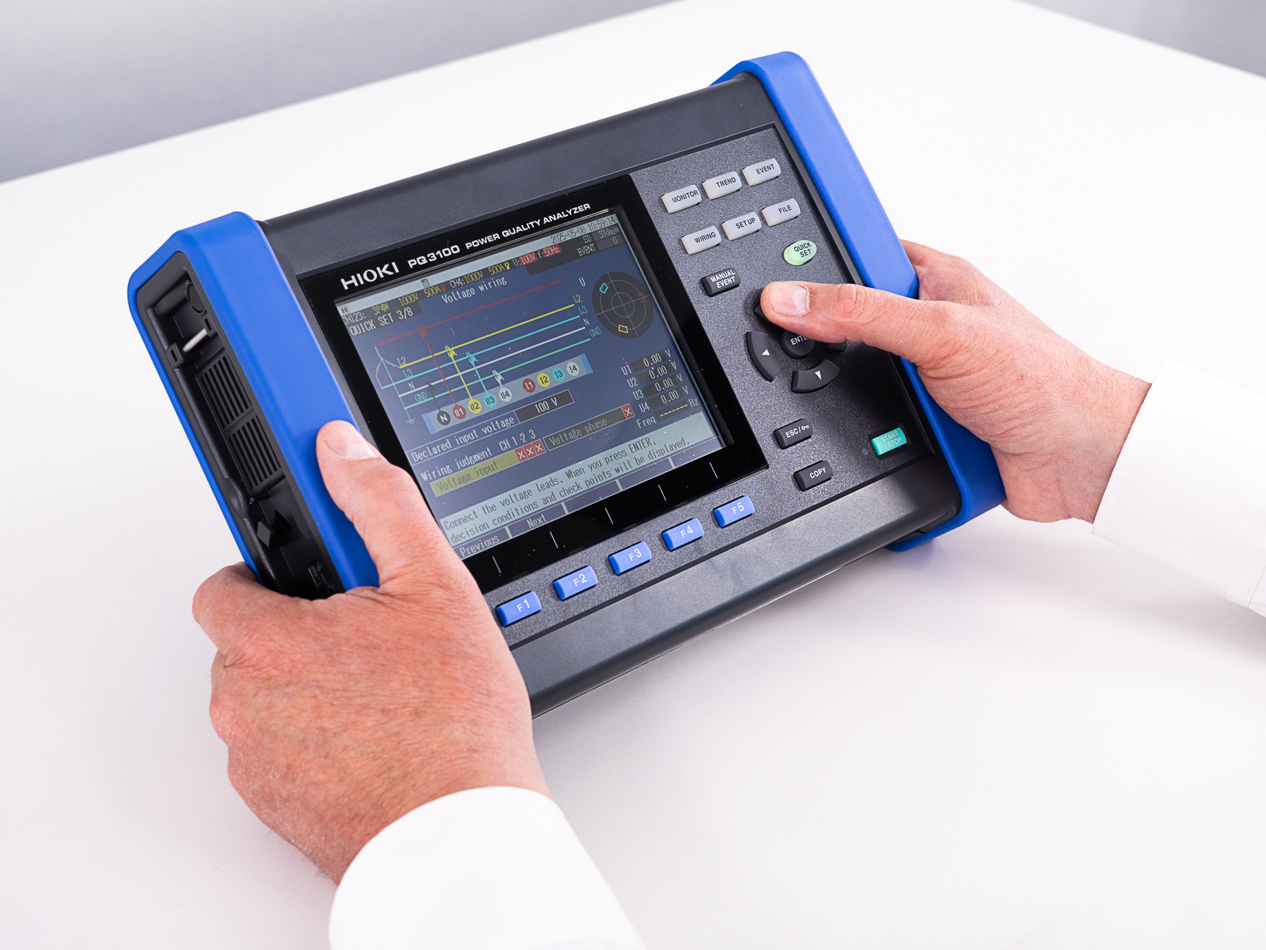 PQ3100-94 - Netzqualitätsmessgerät mit 4 flexiblen Stromwandlern