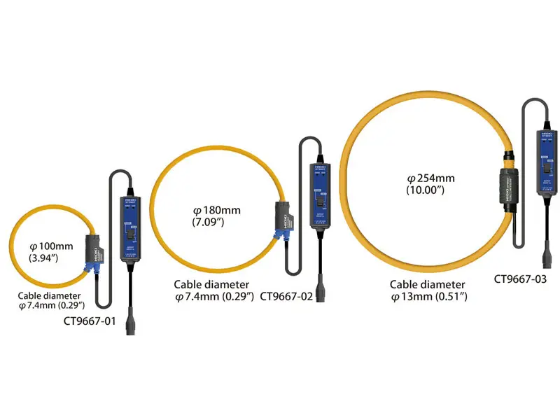 CT9667-03 - Flexibler Stromsensor für Wechselstrom, 5000 A, 10 Hz bis 20 kHz