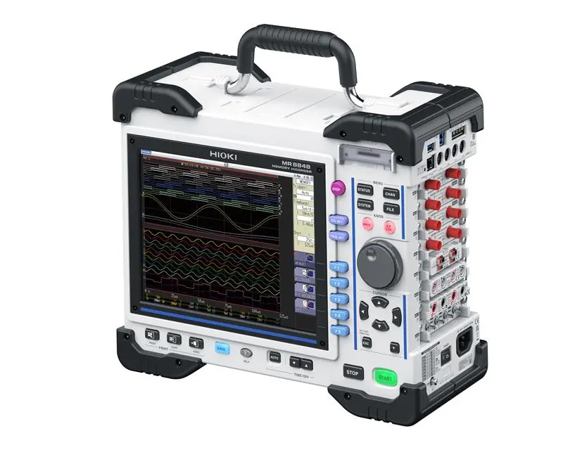MR8848 - Modular 32-channel memory recorder, 20 MS/s, 1000 V direct input, rugged design 