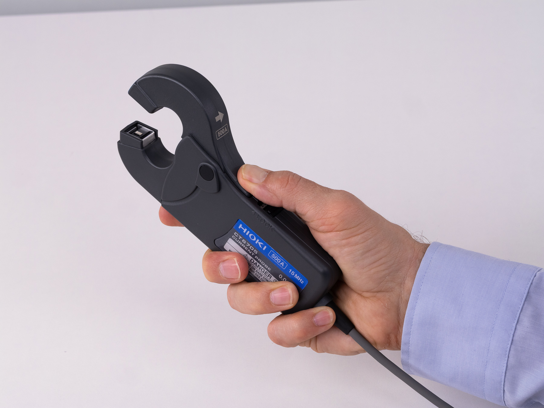 HIOKI CT6705 ac dc fluxgate current probe plus minus 800 a peak