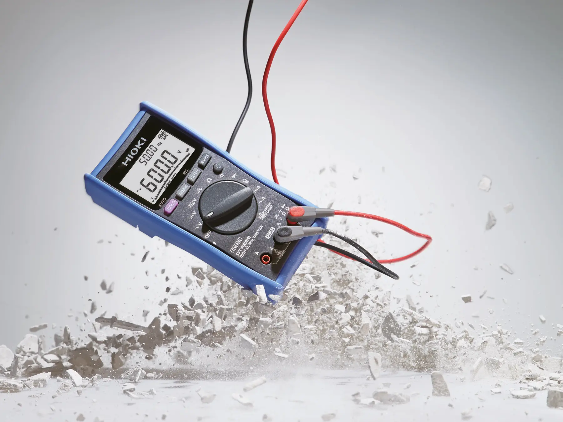 HIOKI DT4256 digital multimeter built for tough environments