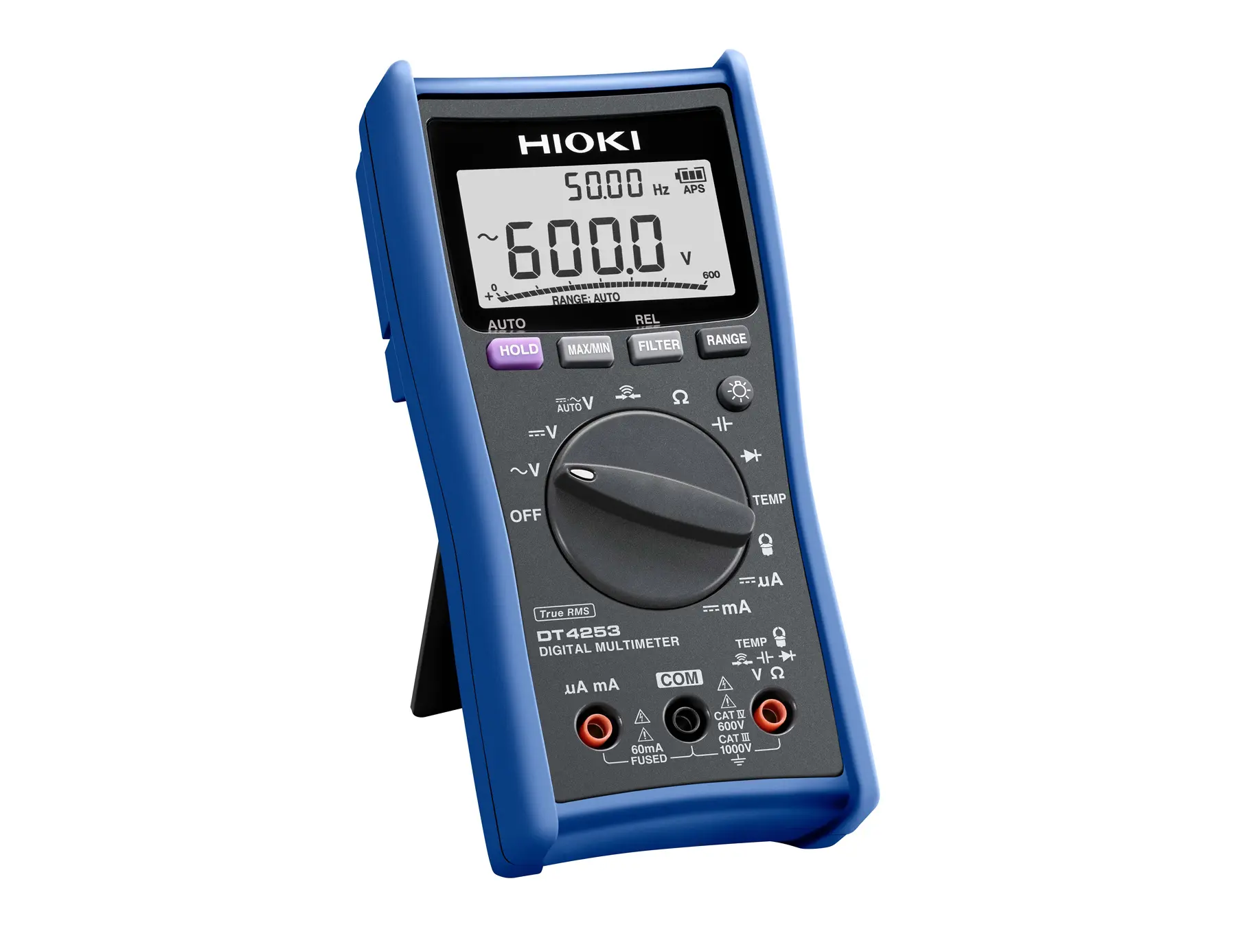 HIOKI DT4253 true rms digital multimeter for process and instrumentation applications