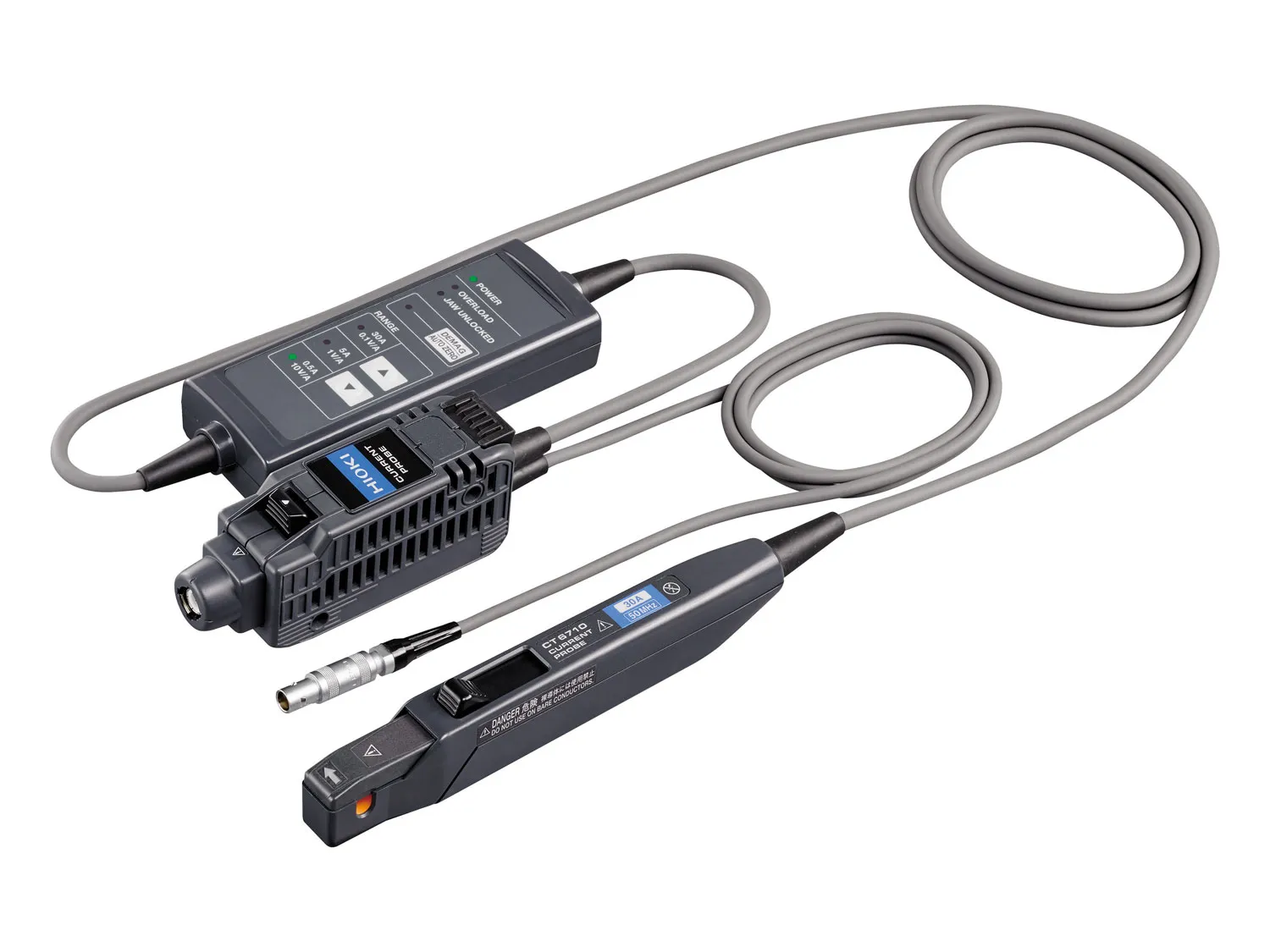 HIOKI CT6710 - AC/DC Mehrbereichs-Stromzange, 30 A / 50 MHz