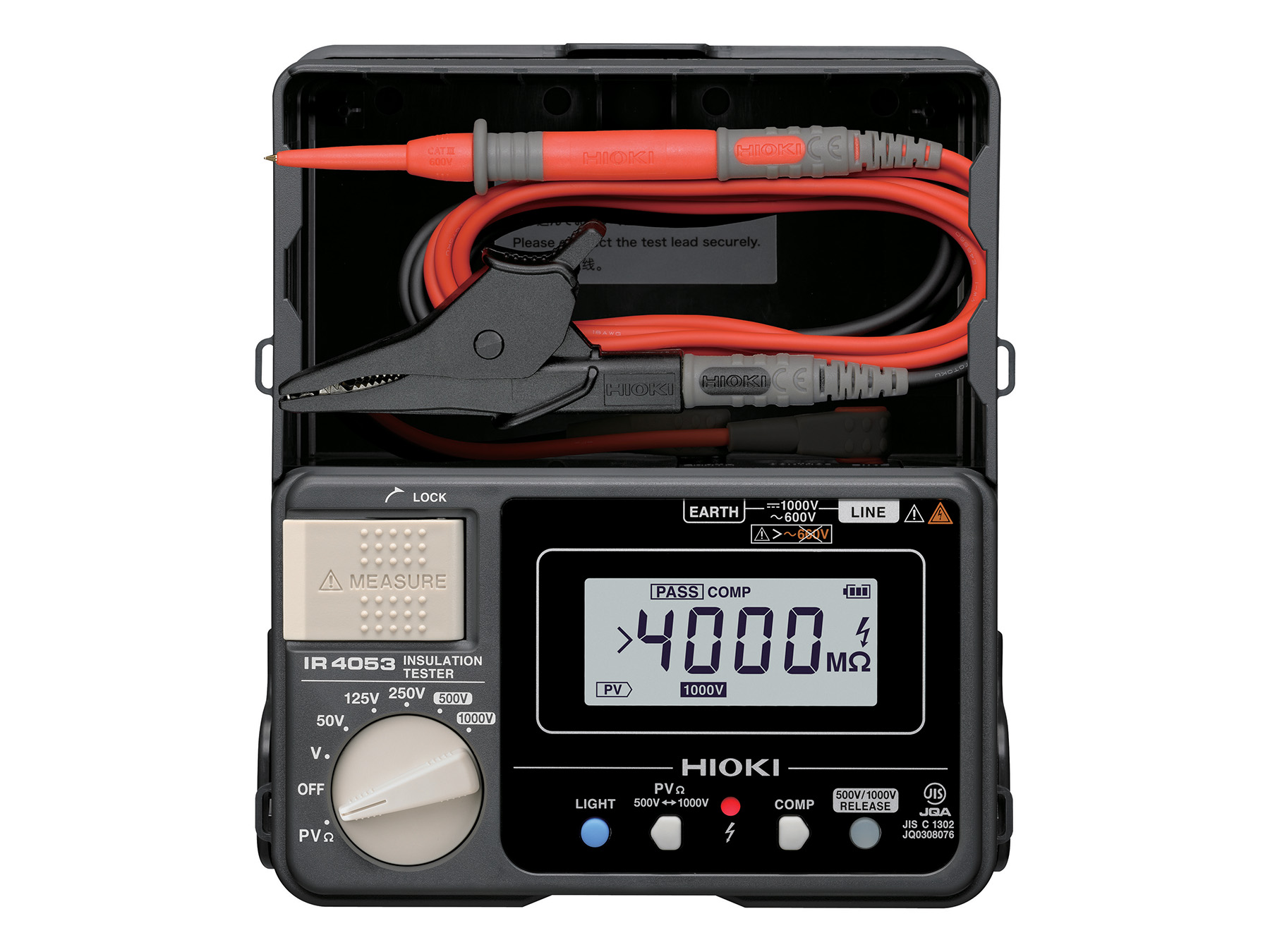 IR4053 - Digital insulation measuring device for PV applications