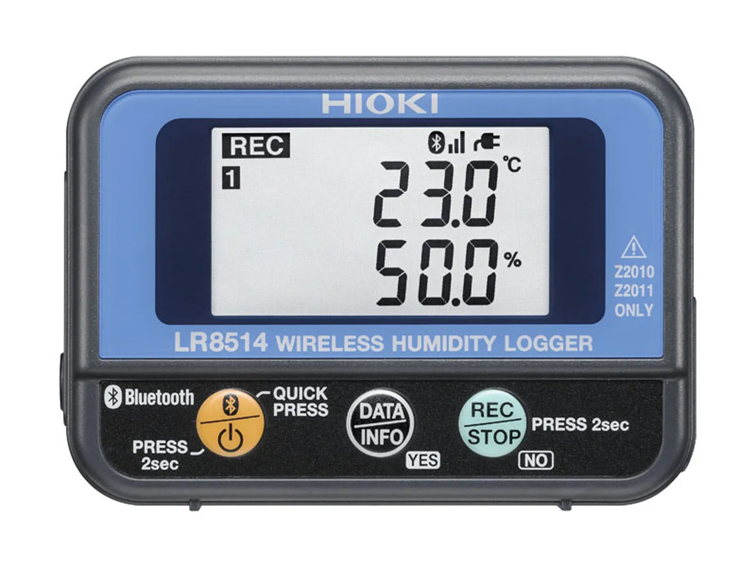 HIOKI LR8514 wireless temperature humidity data logger minus 40 to 80 C
