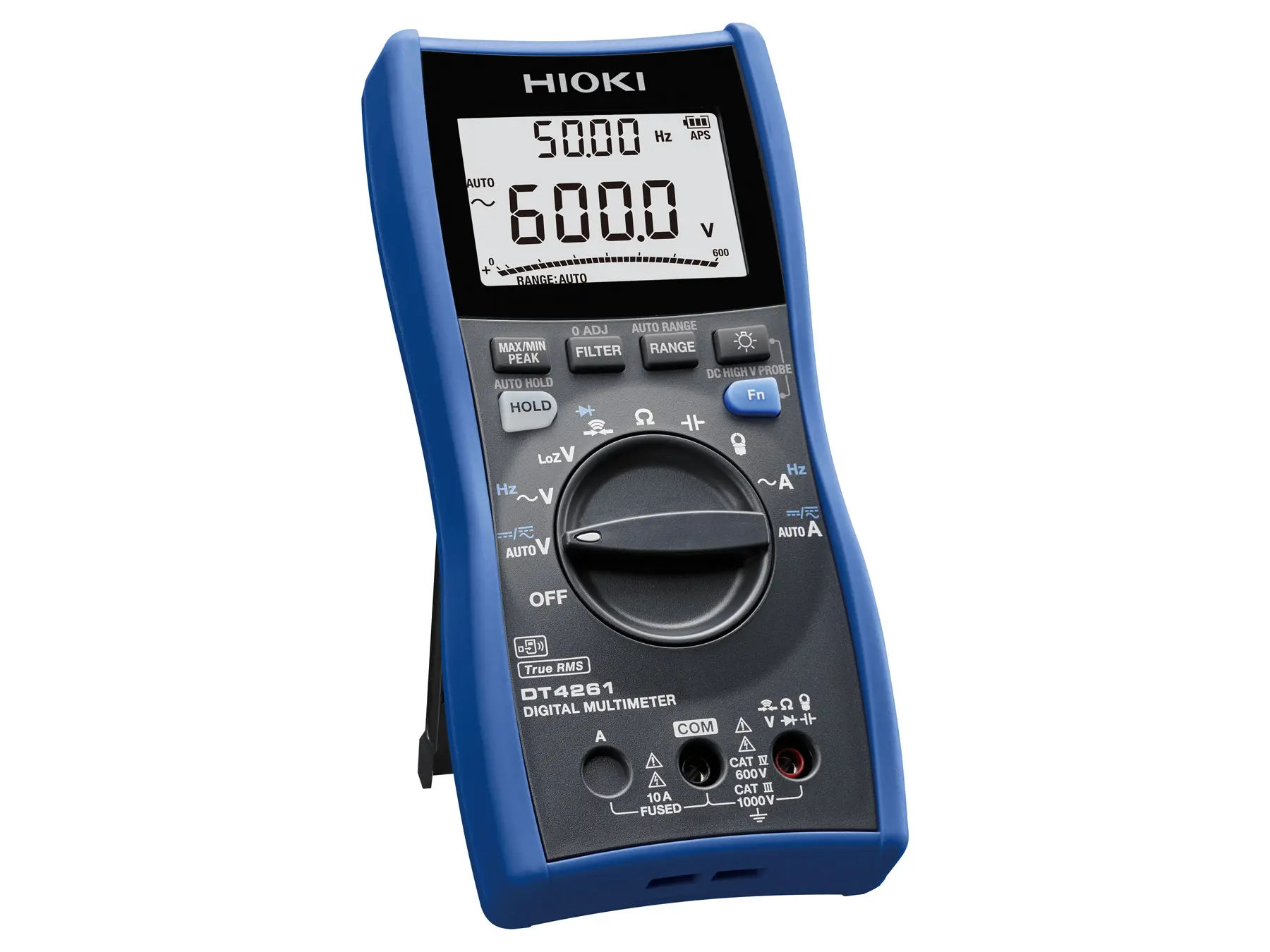 HIOKI DT4261 industrial digital multimeter for service and maintenance resistance capacitance frequency