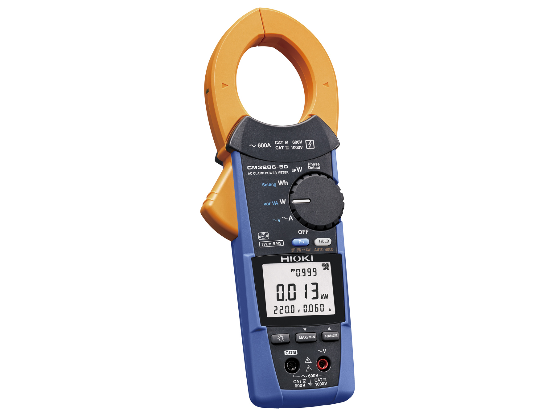 HIOKI CM3286-50 - Clamp Power Meter, 600 A, 360 kW