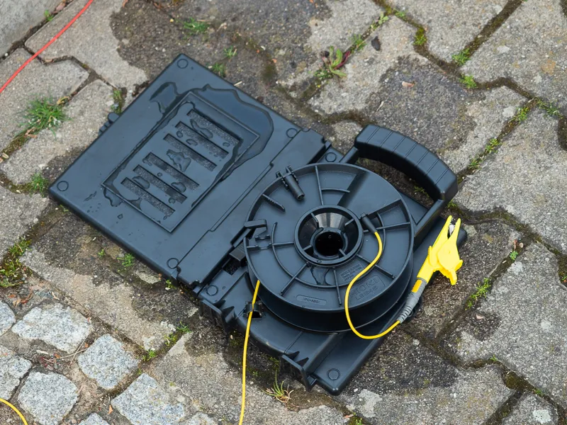 HIOKI L9845-31 test lead cable reel yellow 25 m