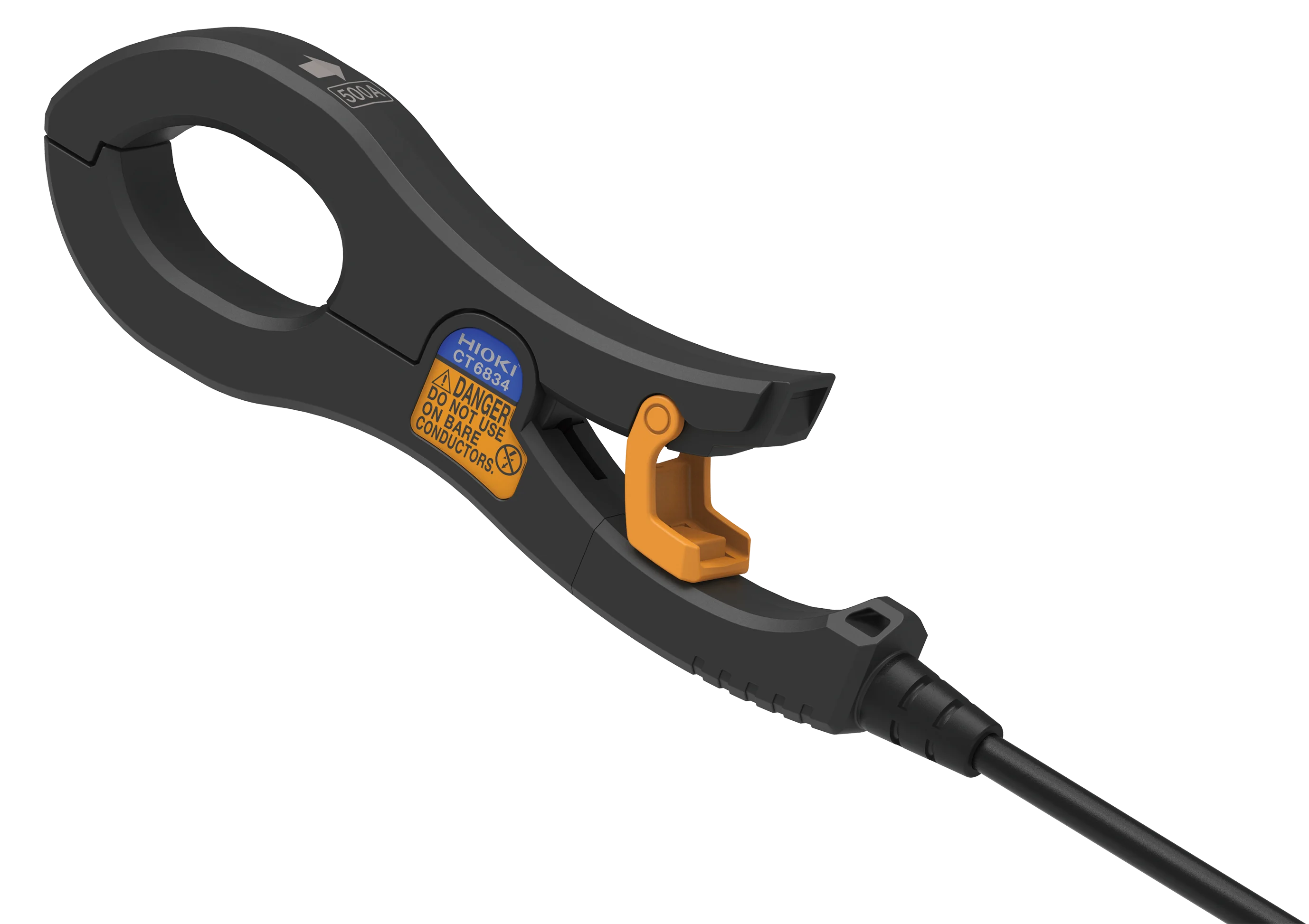 CT6834-01 - Super-slim AC/DC high-accuracy Current Clamp, 500 A / 50 kHz, 10 m cable