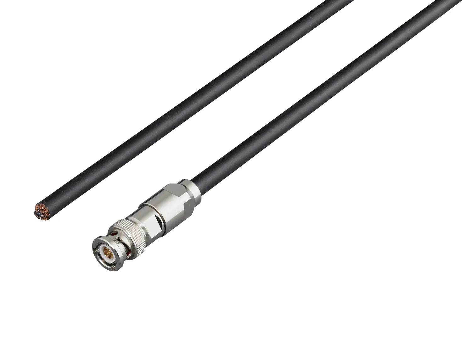 HIOKI L2133 black open ended test lead triaxial connector
