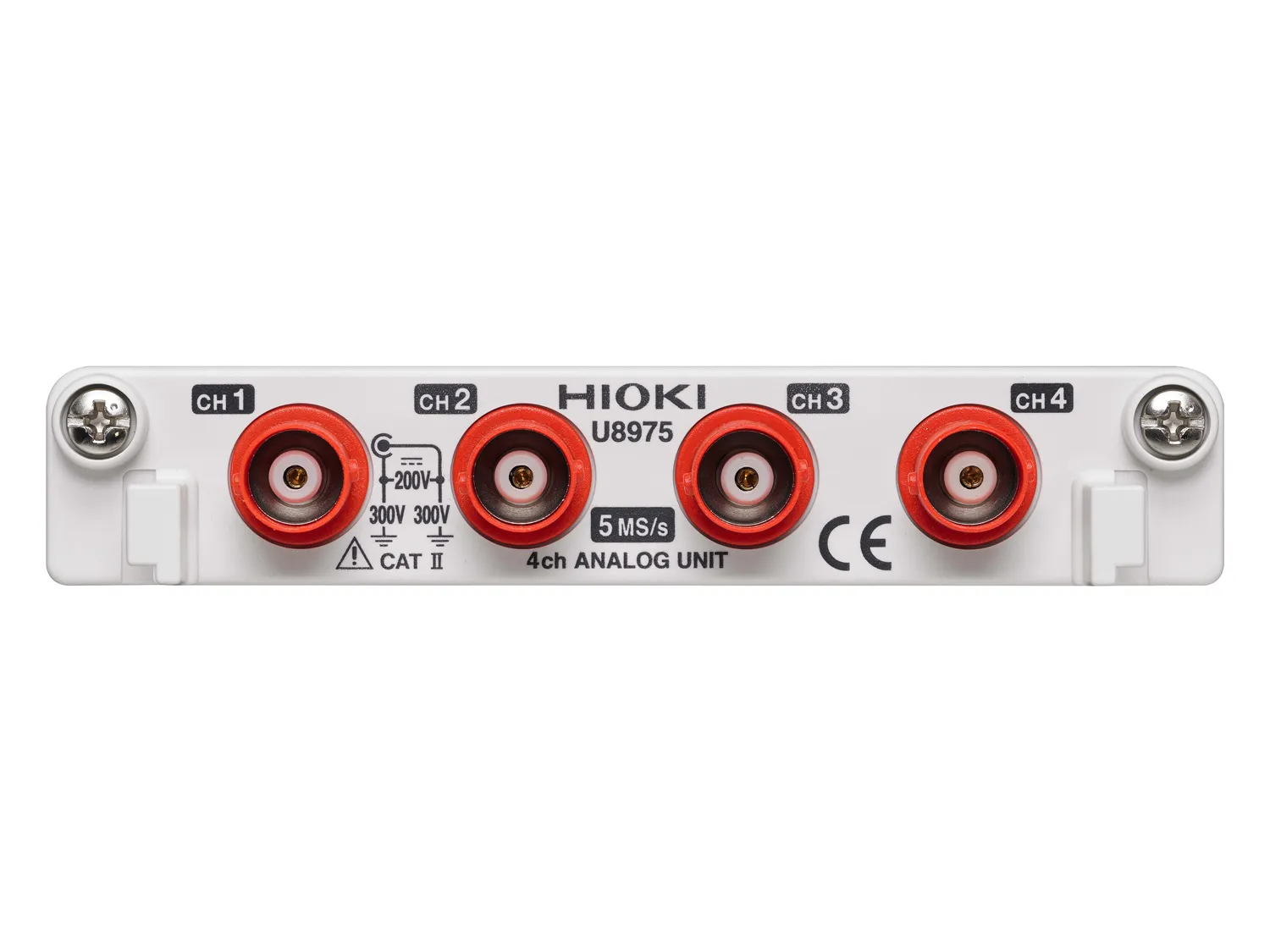 HIOKI U8975 4 channel analog module isolated BNC inputs