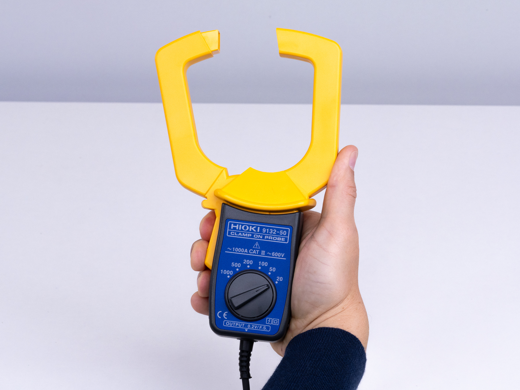 9132-50 - AC Multi-Range Current Clamp, 1000 A, 1 kHz, BNC Output