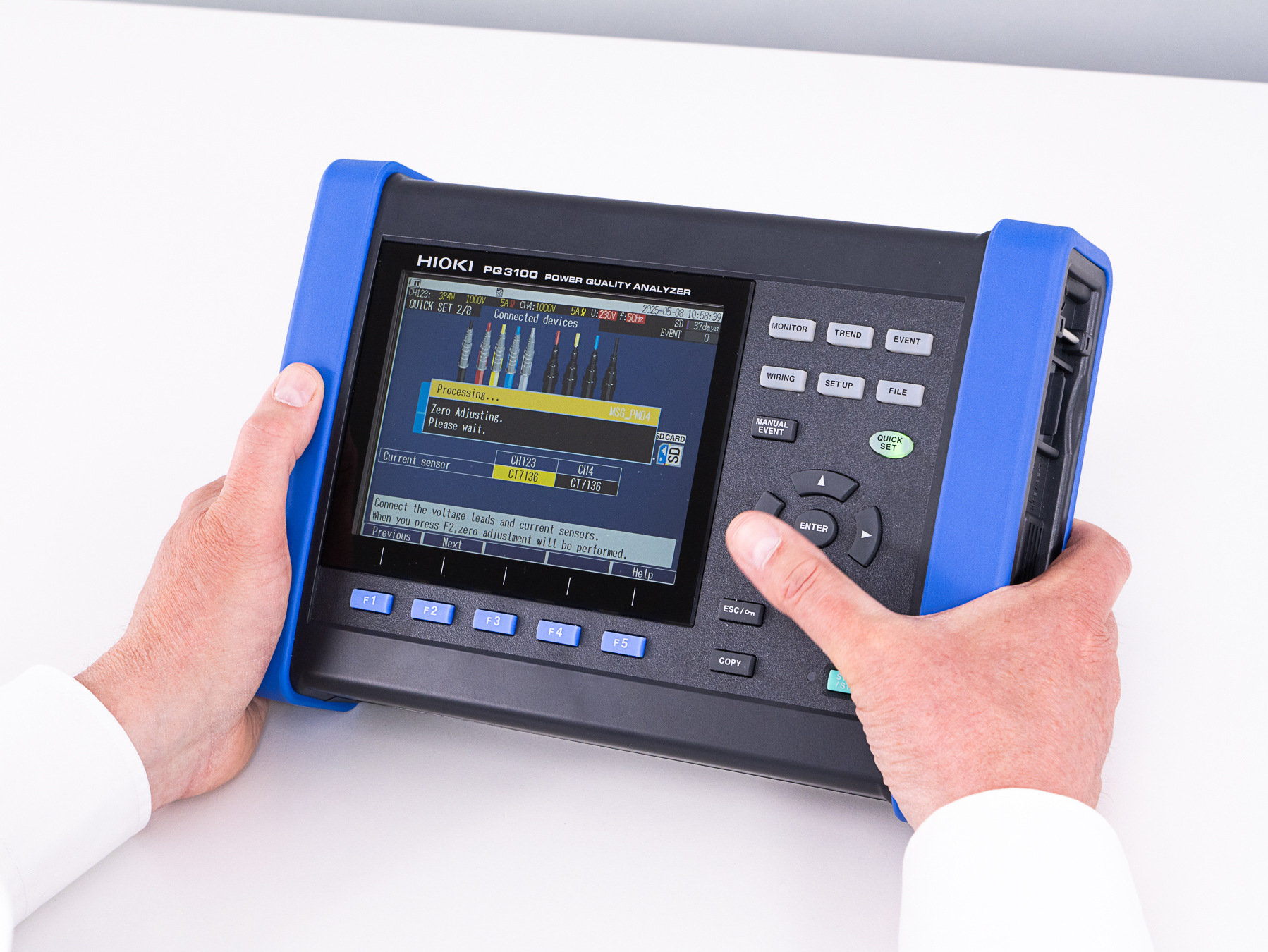 PQ3100-94 - Netzqualitätsmessgerät mit 4 flexiblen Stromwandlern