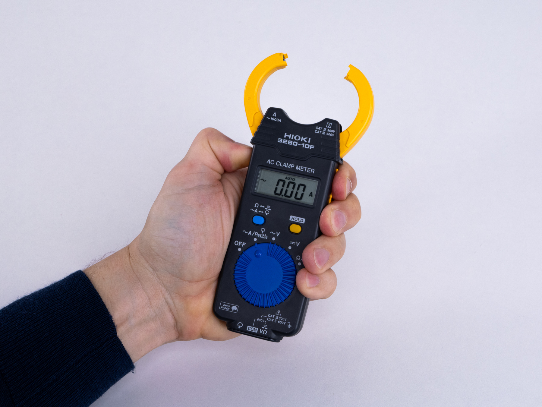 HIOKI 3280-10F - AC Clamp Meter with 3 Current Ranges up to 1000 A