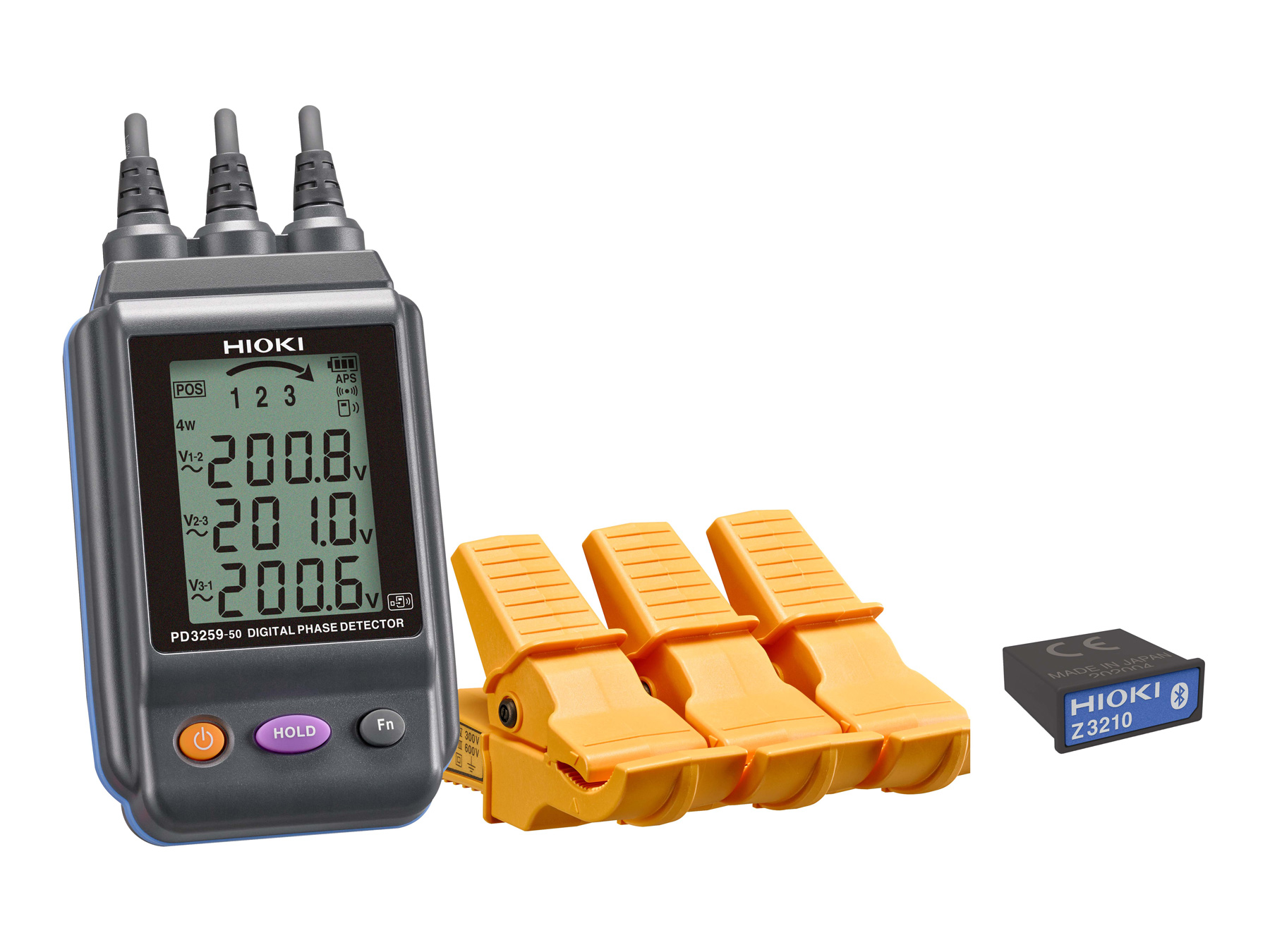 HIOKI PD3259-90 - Safe Non-Contact Phase Rotation Tester with True ...