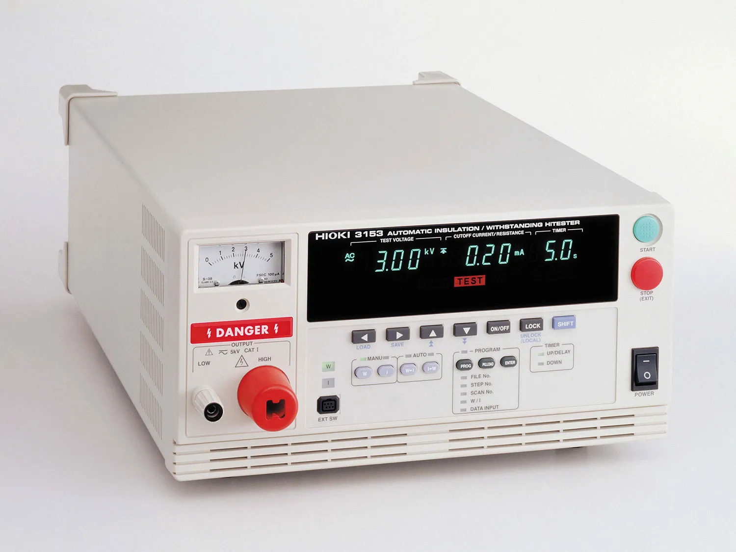 HIOKI 3153 AC DC withstand voltage insulation resistance tester 10 mA DC test current