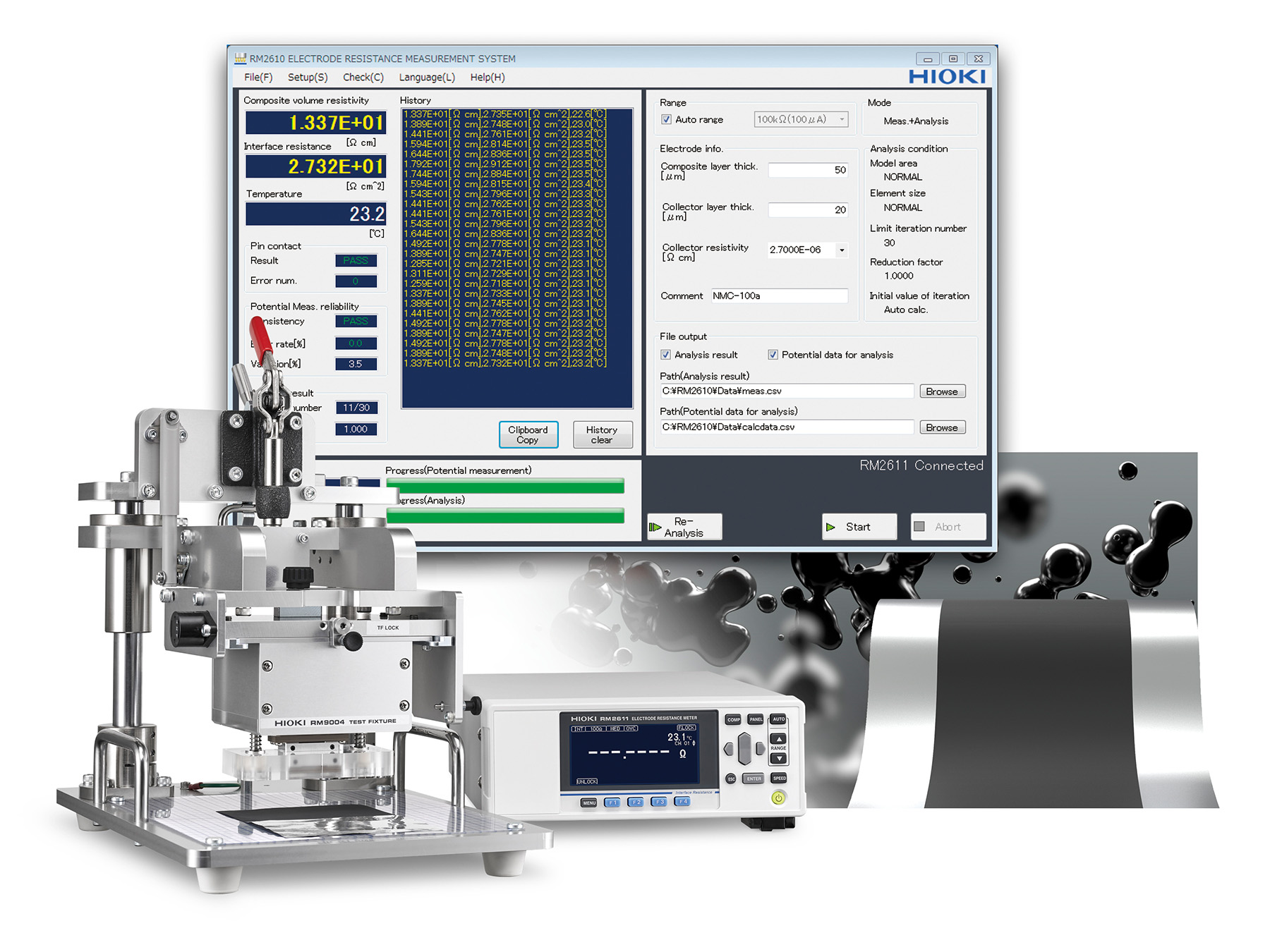 RM2610 - Electrode resistance measurement system