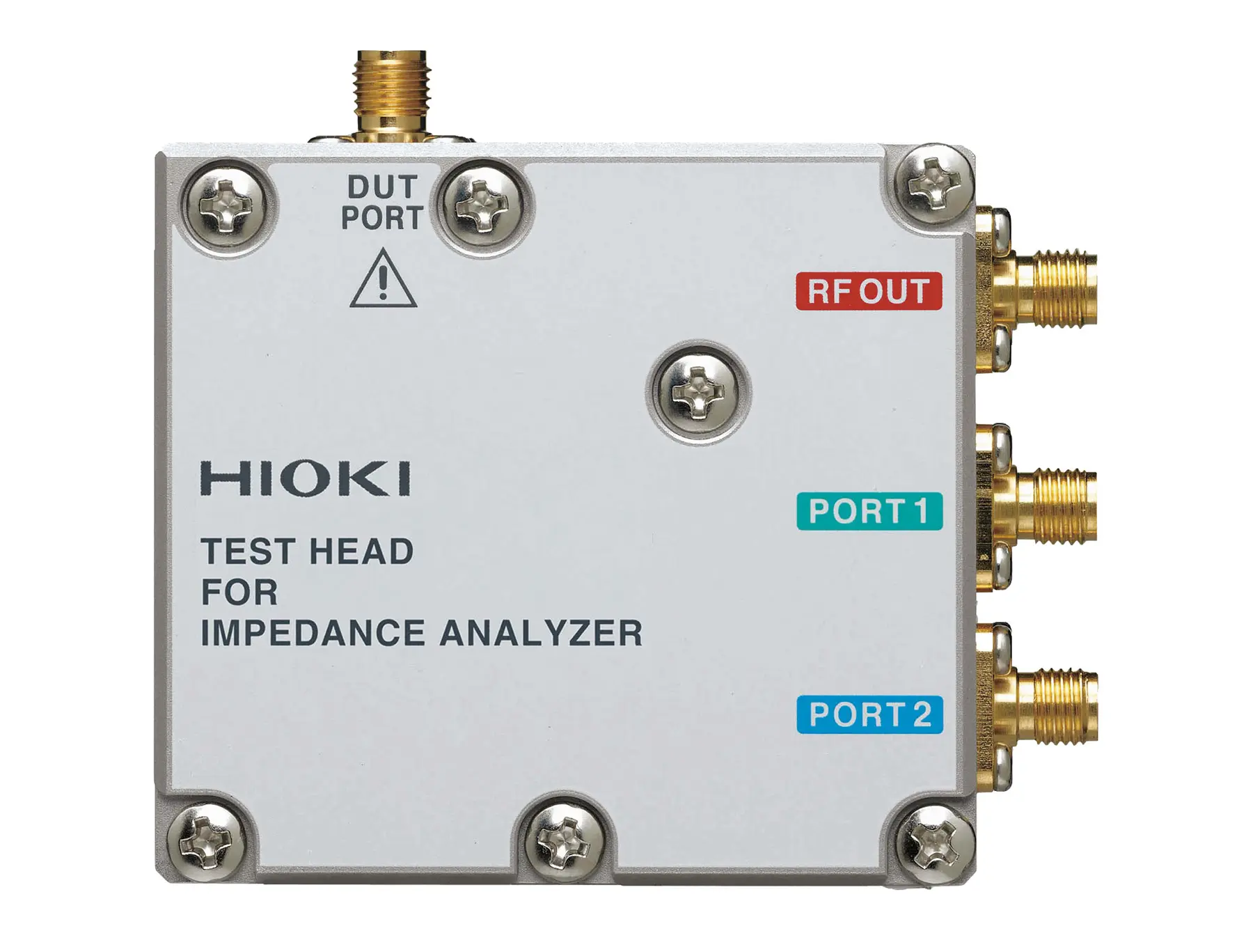 HIOKI IM7581 impedance analyzer for hf components 100khz to 300mhz phase accuracy 0-41 degree testhead
