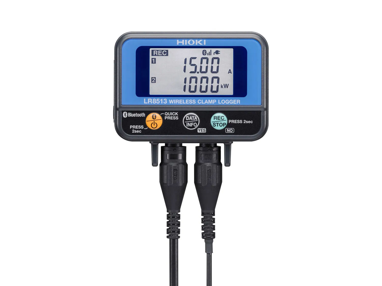 HIOKI LR8513 2 channel Bluetooth logger current monitoring