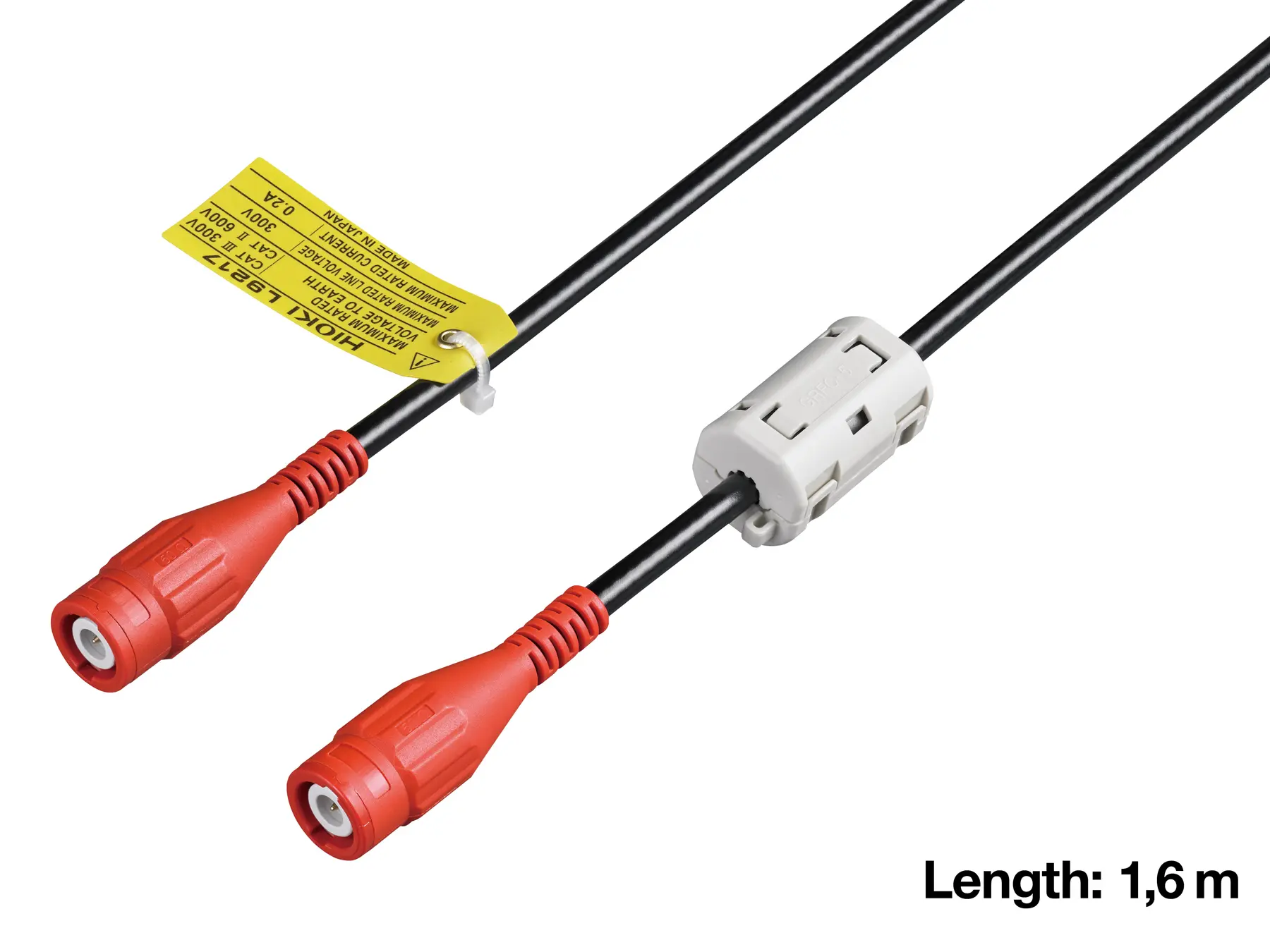 HIOKI L9217 bnc cable insulated 1,6 m insulated bnc connectors