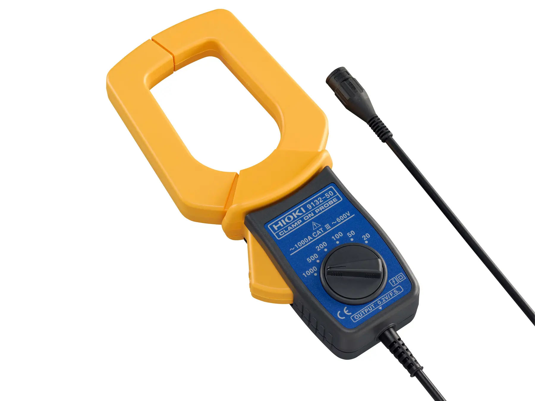 HIOKI 9132-50 ac multi range current clamp 1000a 1khz bnc output