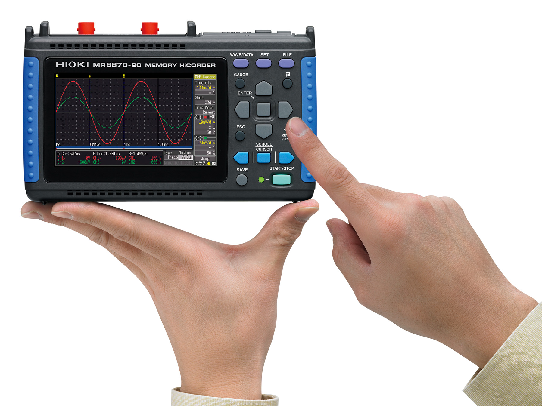 Memory Recoder Hioki Data Loggers & Recorders for Maintenance Monitoring | HIOKI