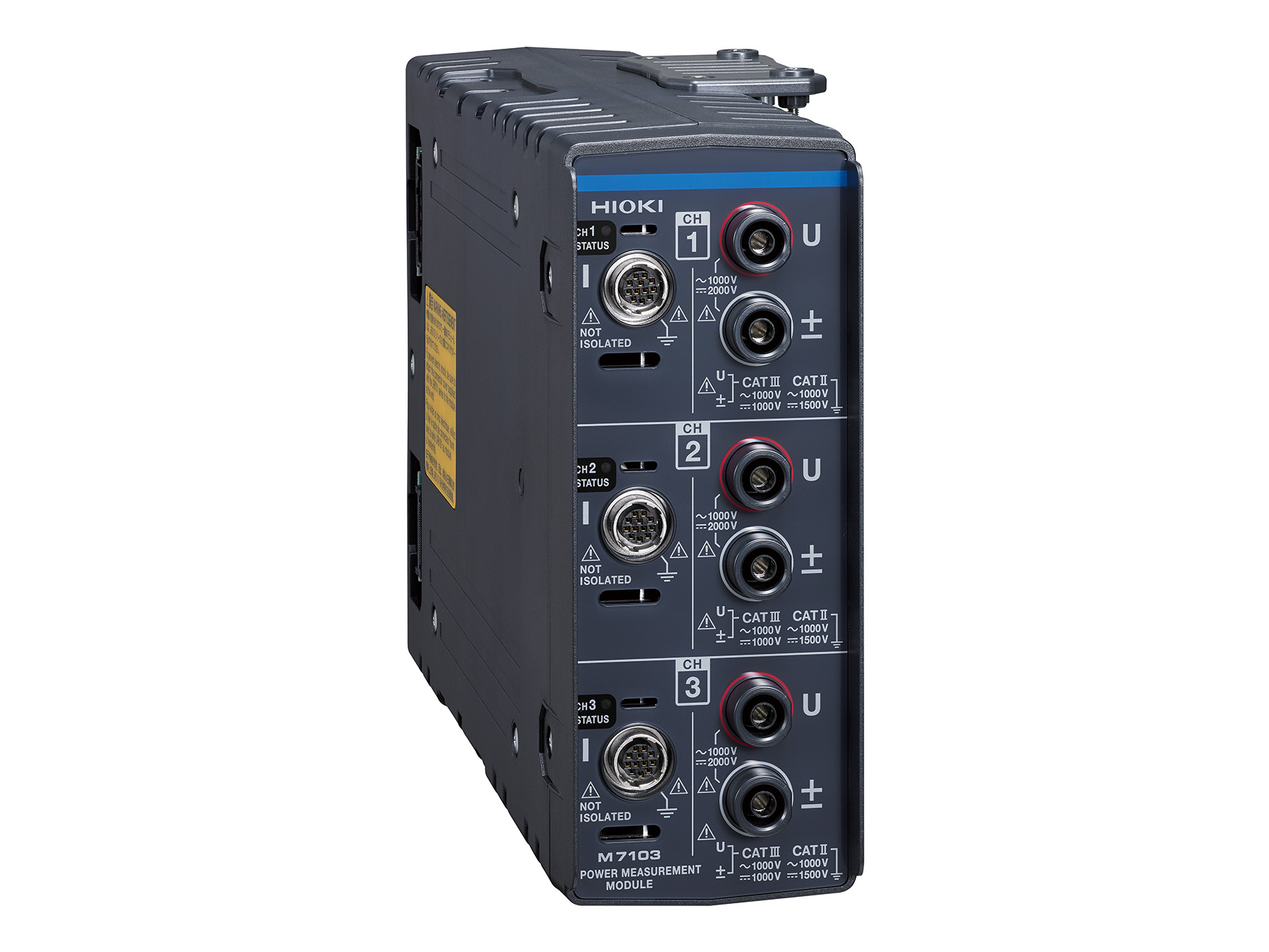 M7103 - 3-channel power measurement module for LR810x Data Logger Series