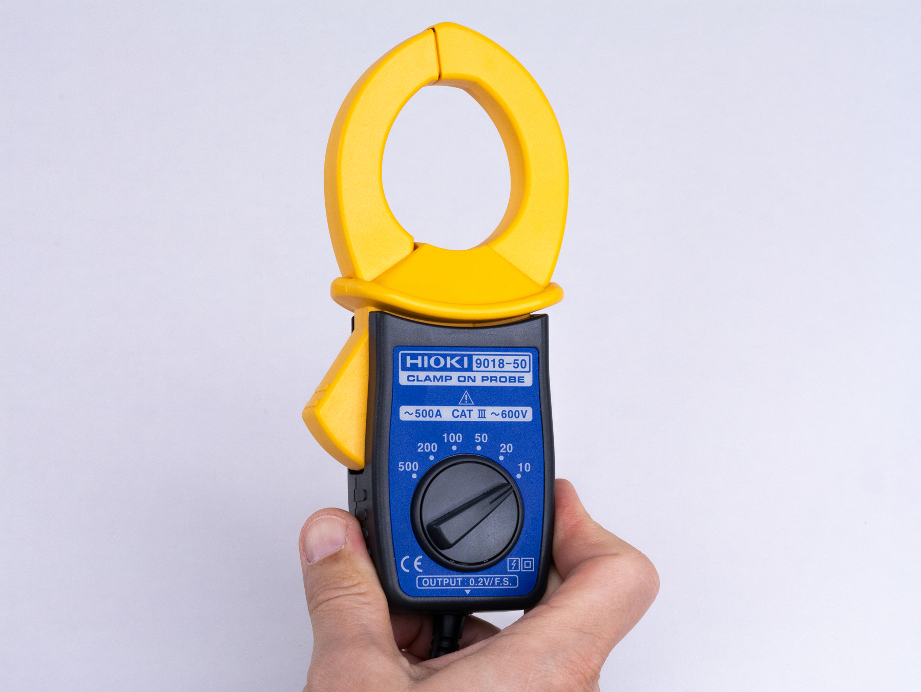 HIOKI 9132-50 AC Current Clamp – 1000 A 1 kHz BNC