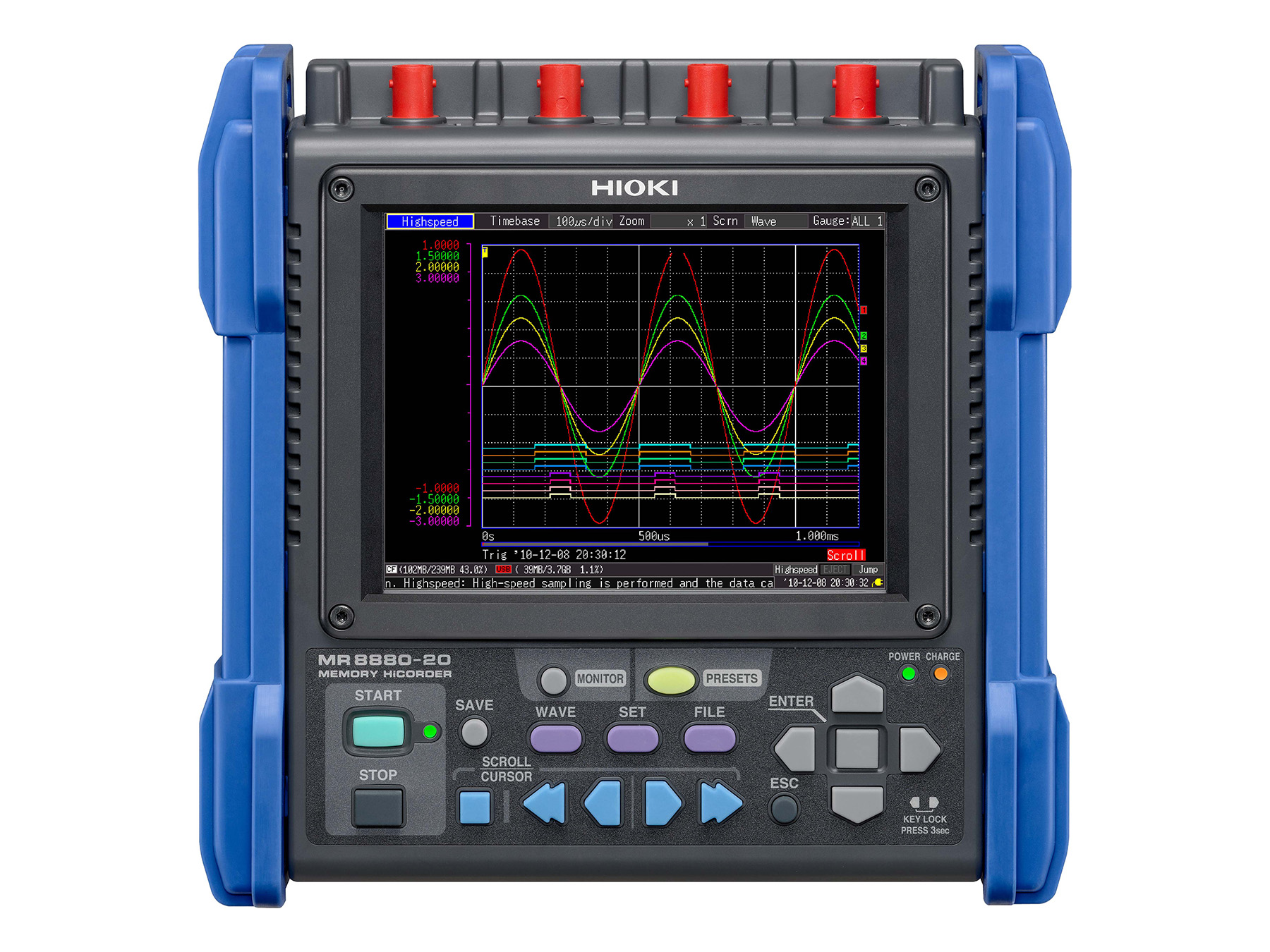 MR8880 - Portable Memory Recorder, 4 Channels