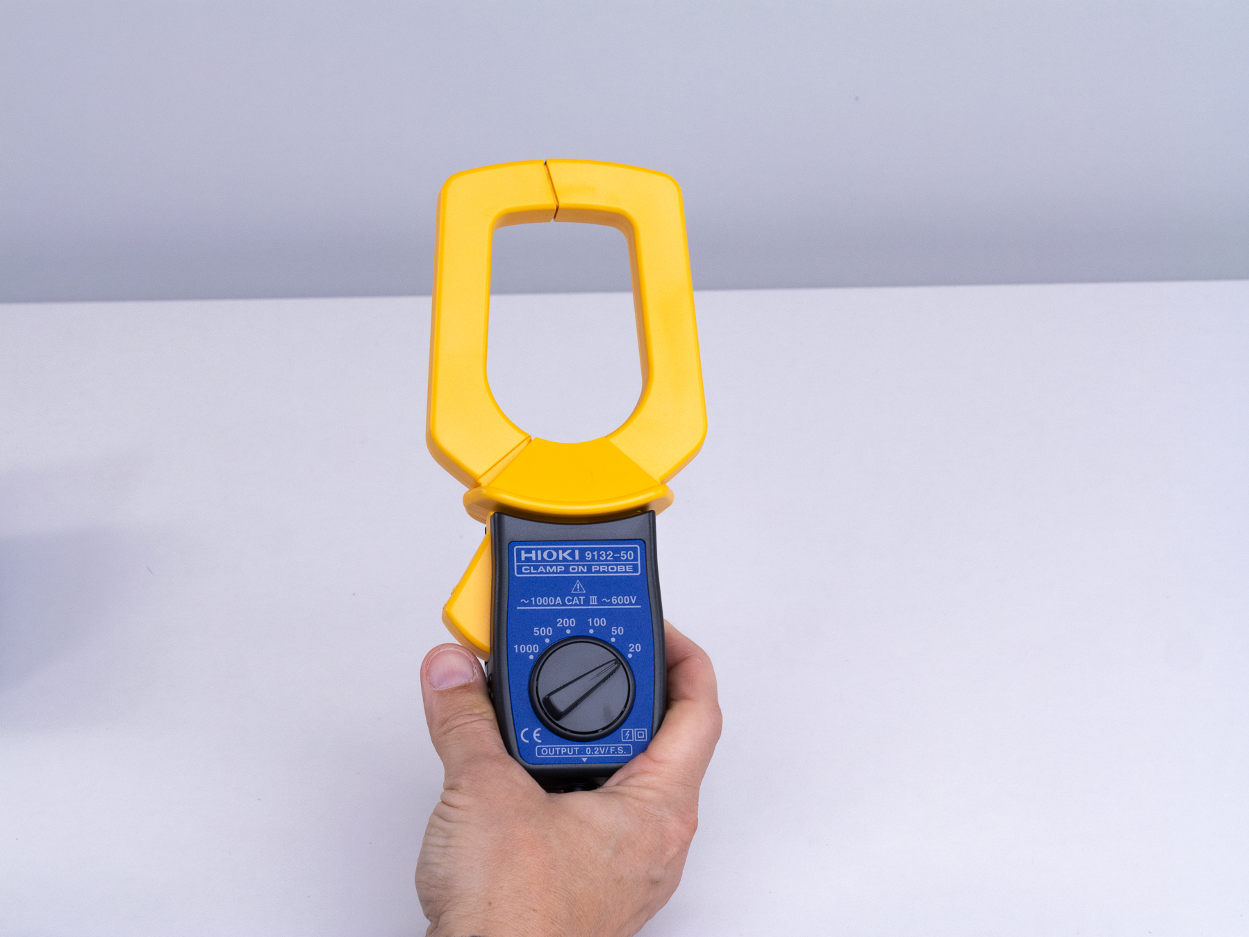 9132-50 - AC Multi-Range Current Clamp, 1000 A, 1 kHz, BNC Output