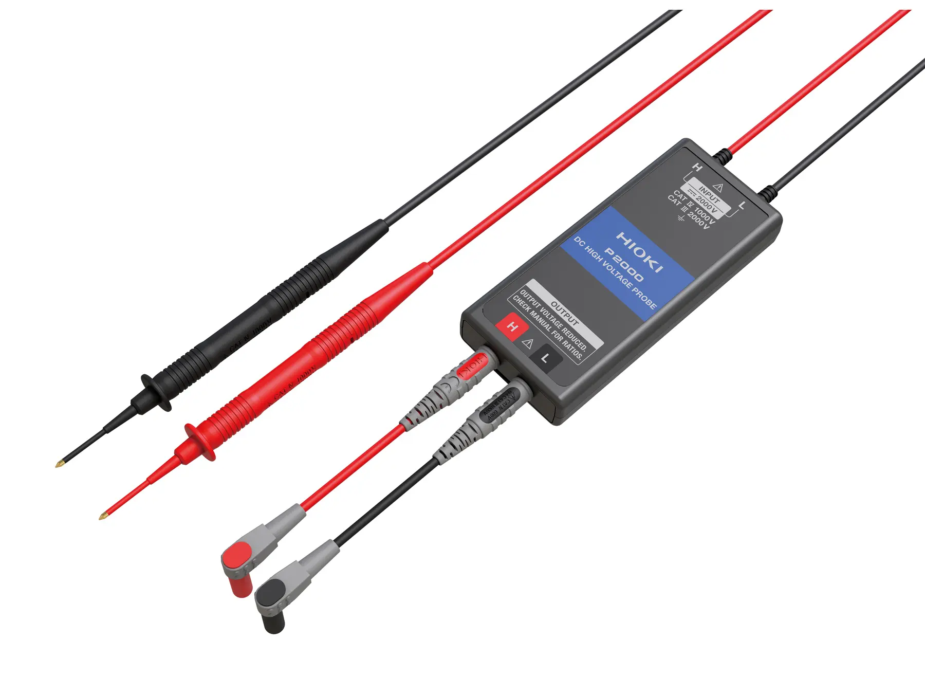 HIOKI L4943 connection cable set for p2000 cable length 65mm per lead