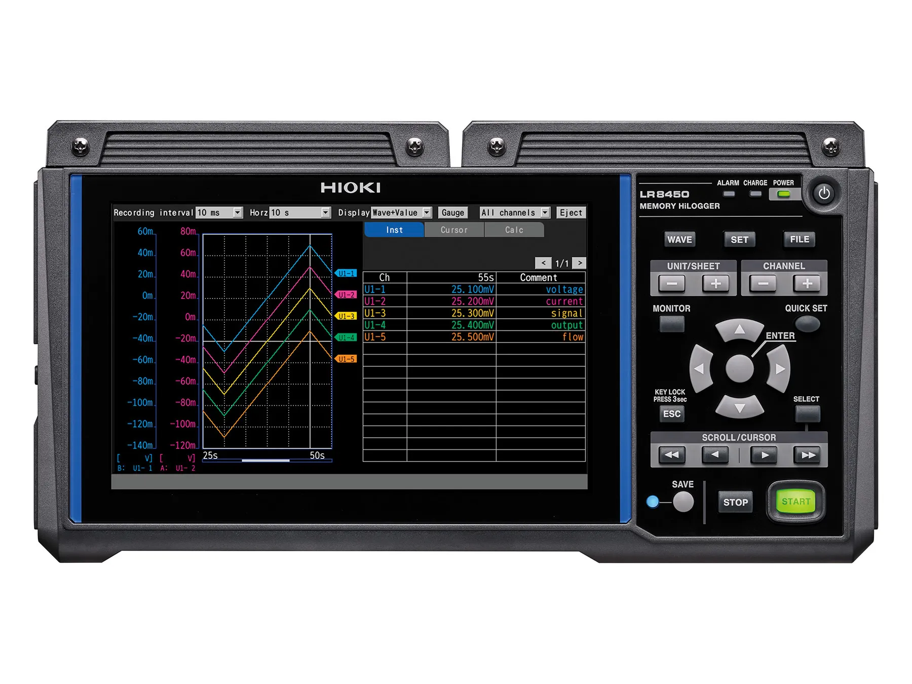 HIOKI LR8450-01 - Wireless modular multi-channel Data Logger