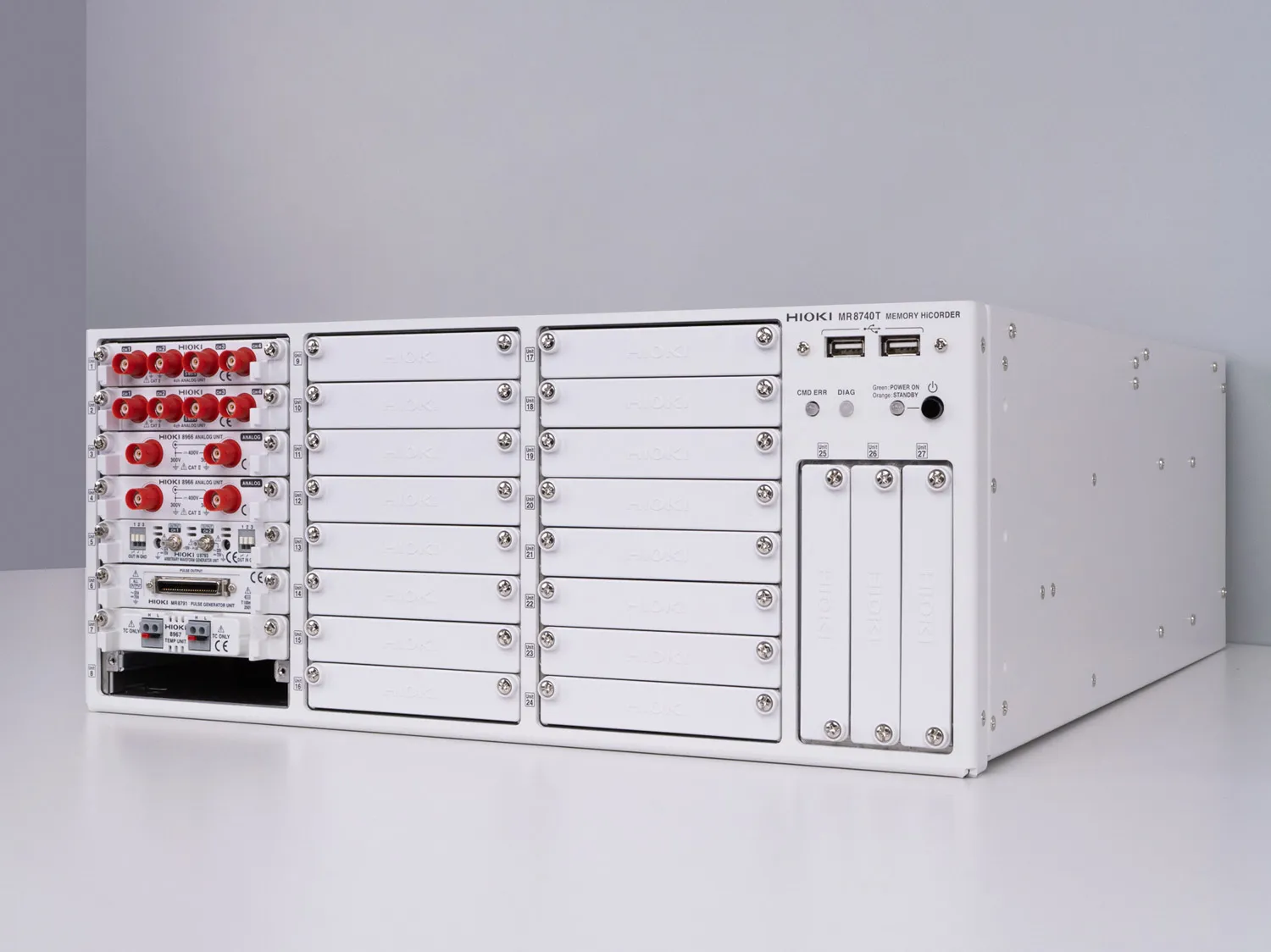 HIOKI MR8740T 108 channel memory recorder real time recording