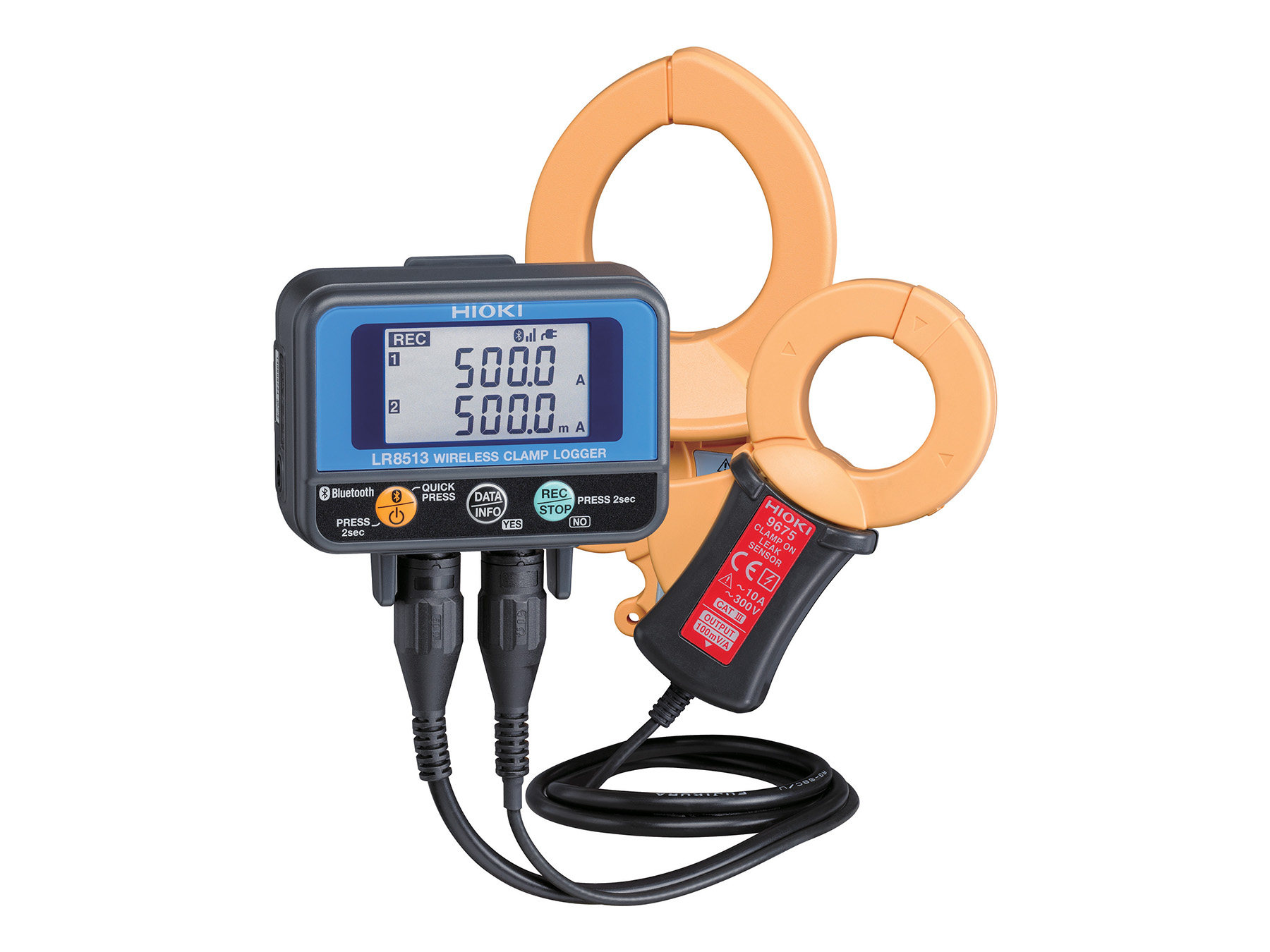 LR8513 - 2-Kanal Bluetooth Logger für Stromsensoren