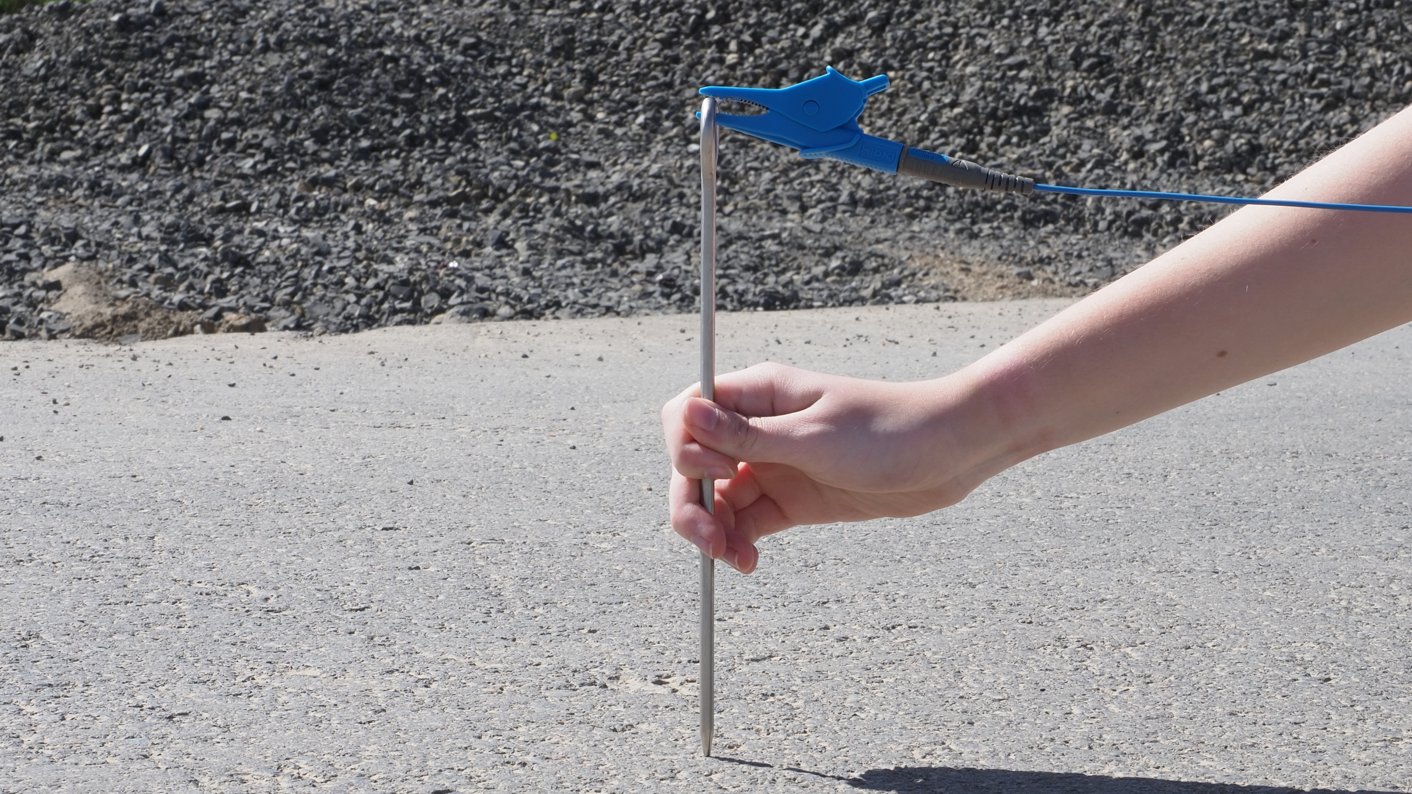 Auxiliary Electrodes on Concrete: No Hammer required