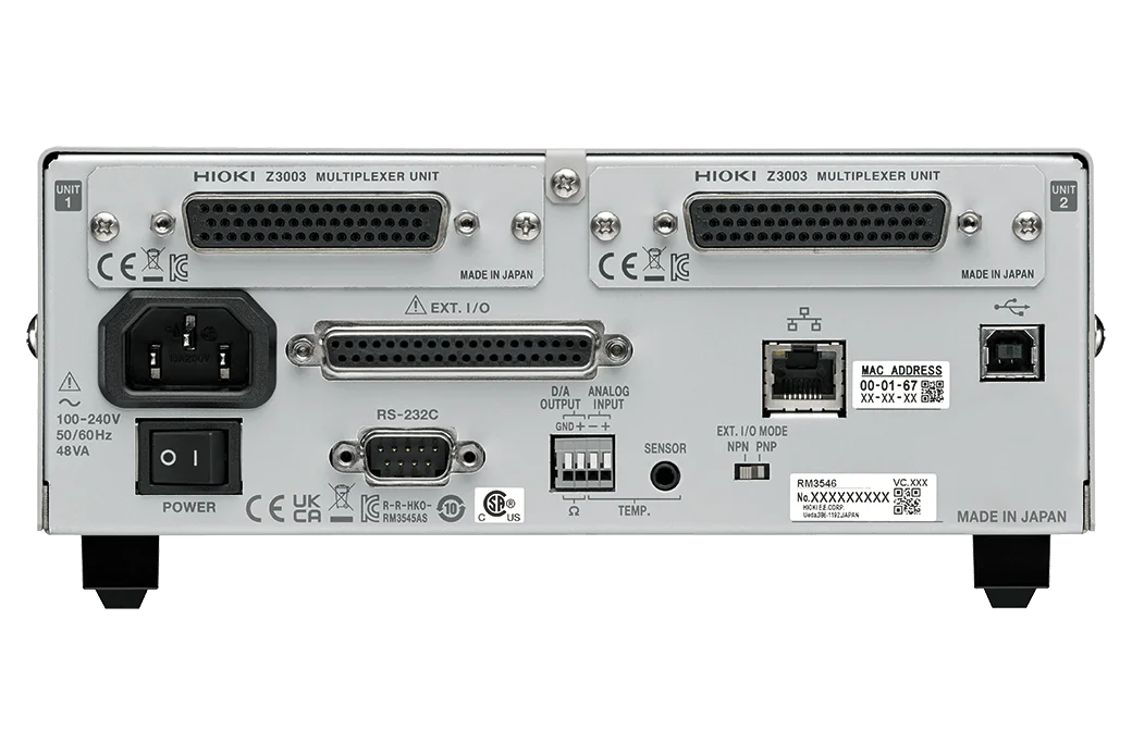 HIOKI RM3546 - Präzisionsmessgerät für DC-Widerstände zur Schweißwiderstandsprüfung