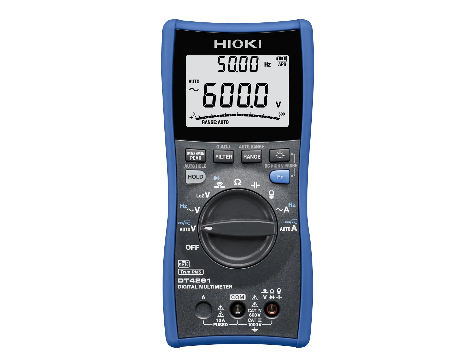 HIOKI DT4261 industrial digital multimeter for service and maintenance true rms ac dc voltage