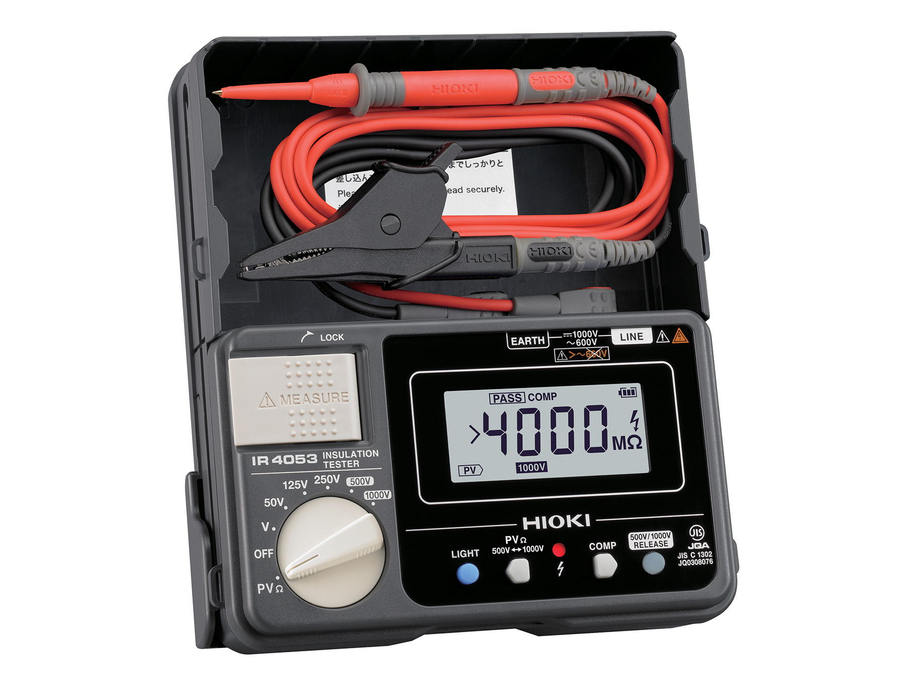 IR4053 - Digital insulation measuring device for PV applications