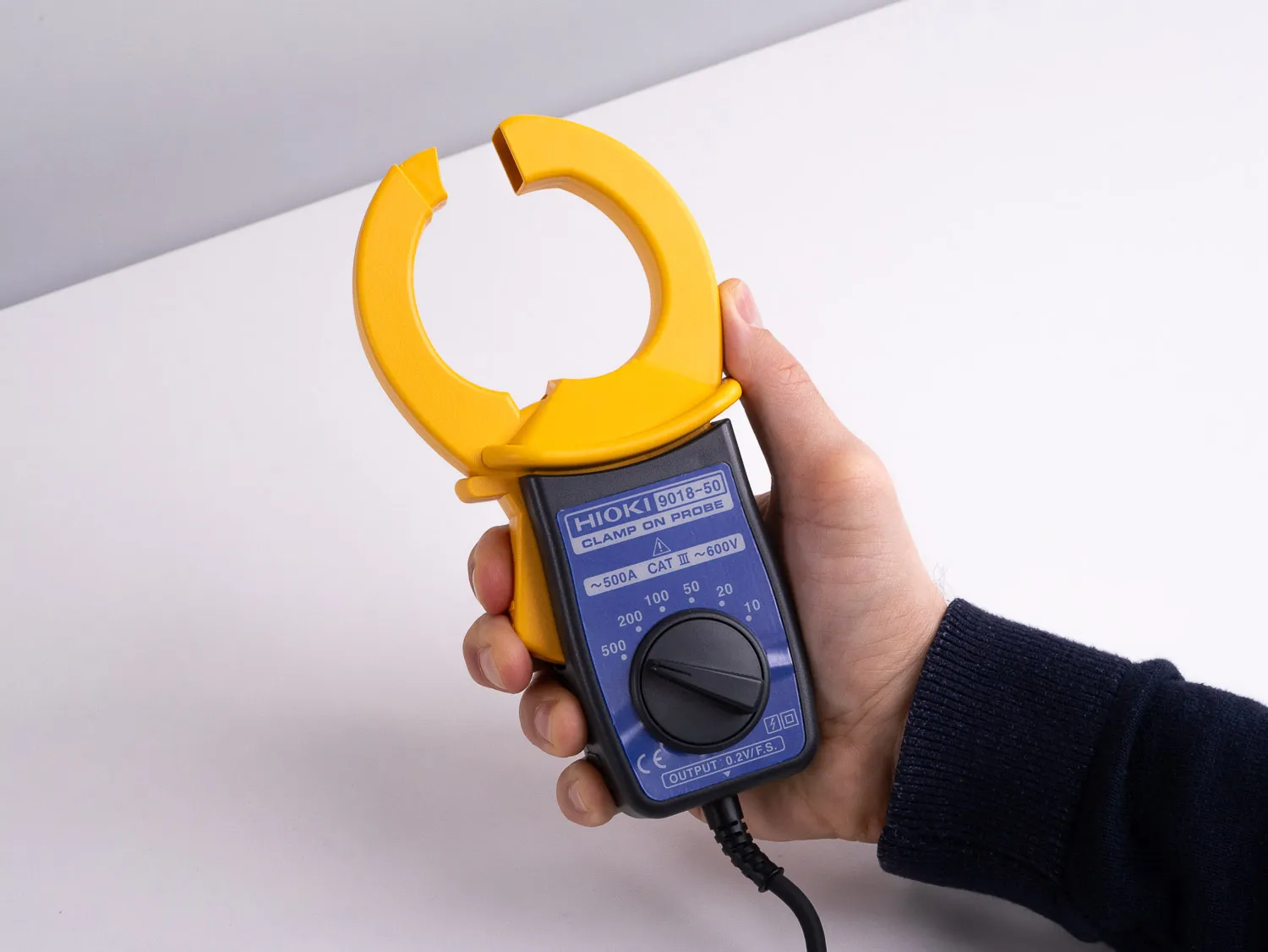 HIOKI 9018-50 ac multi range current clamp 50 a 3 kHz BNC output 6 selectable ranges