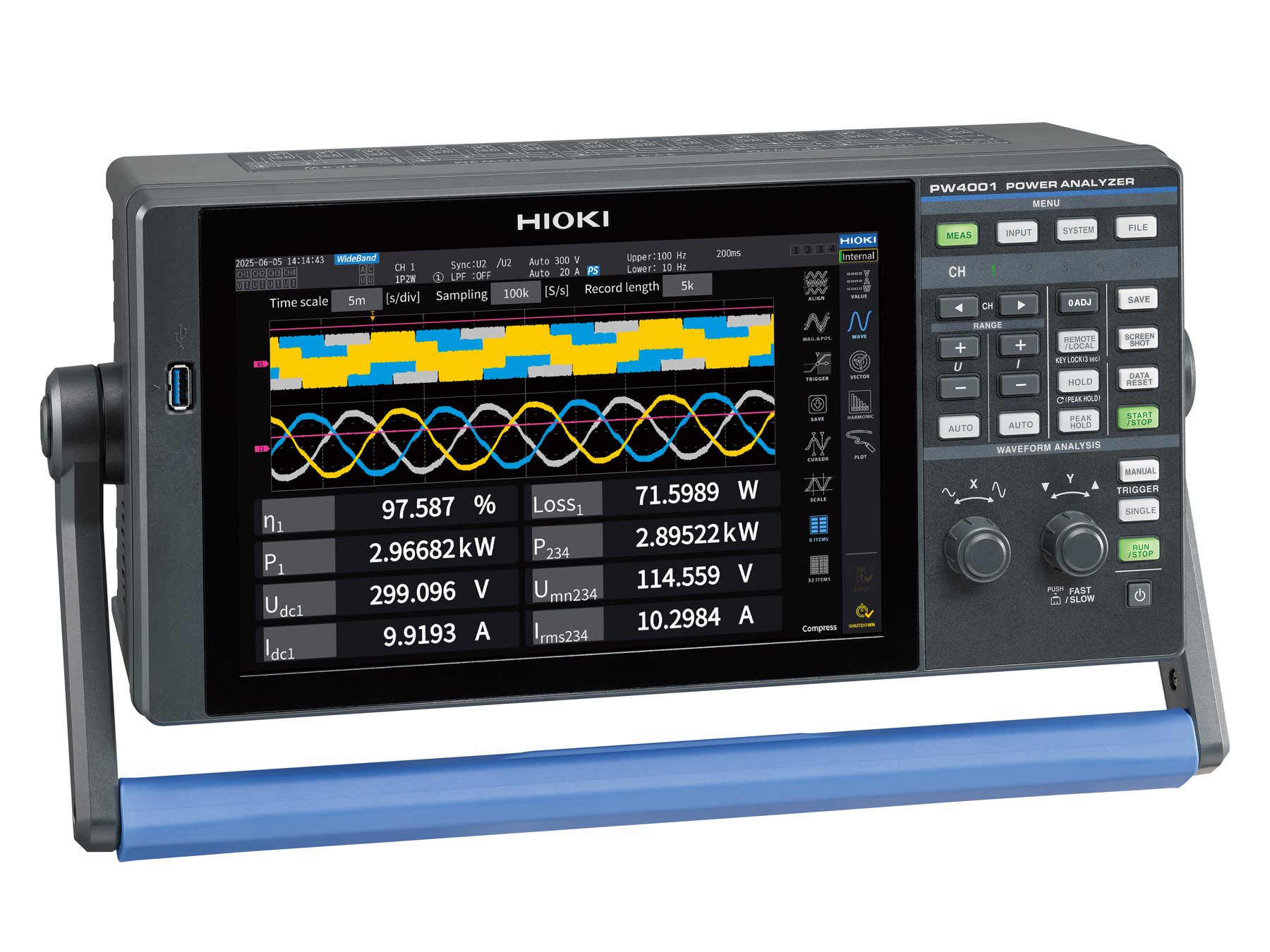 HIOKI PW8001 Power Analyzer – Modular 8 Channel