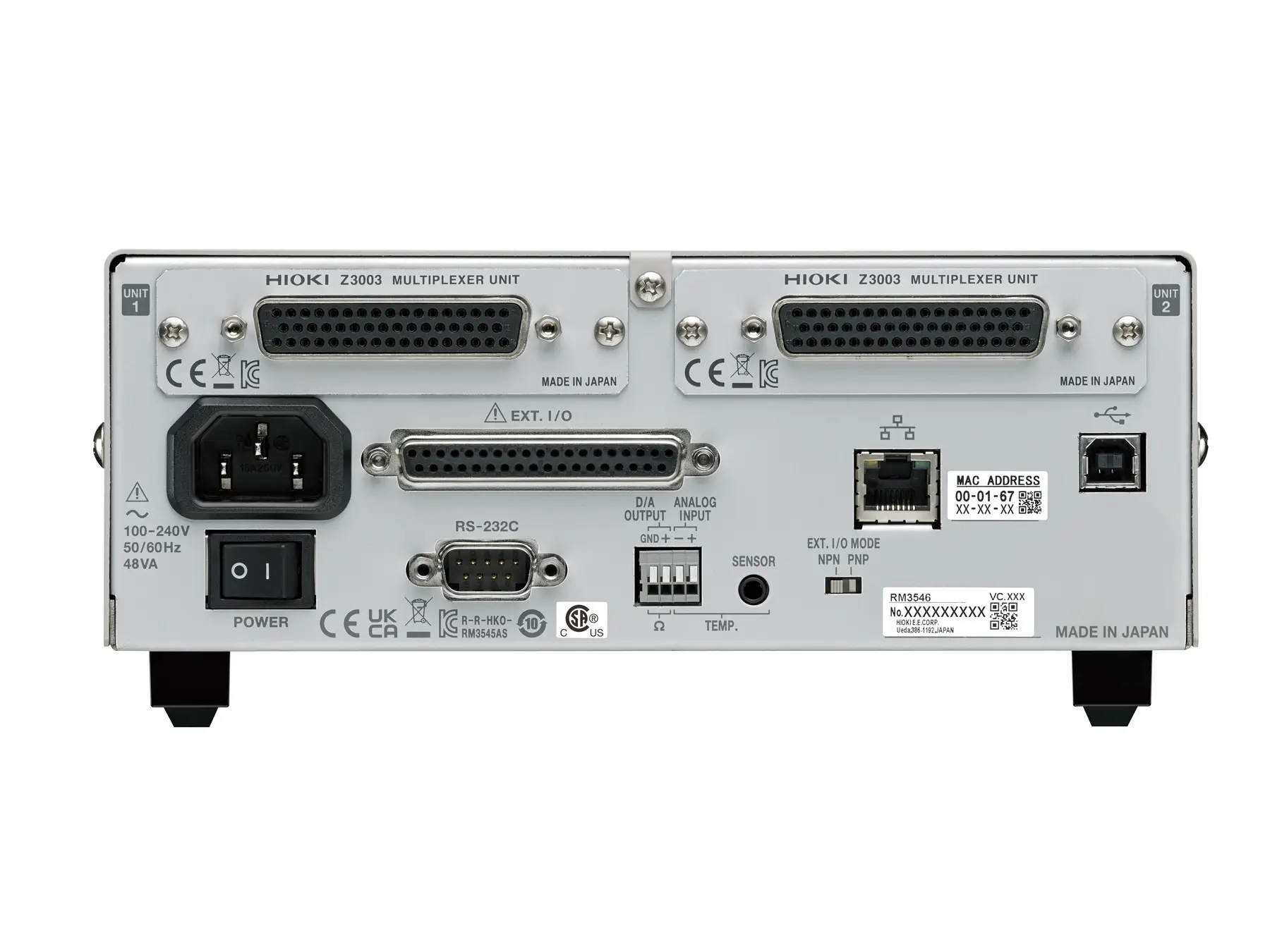 HIOKI RM3546 high precision dc resistance meter weld resistance inspection