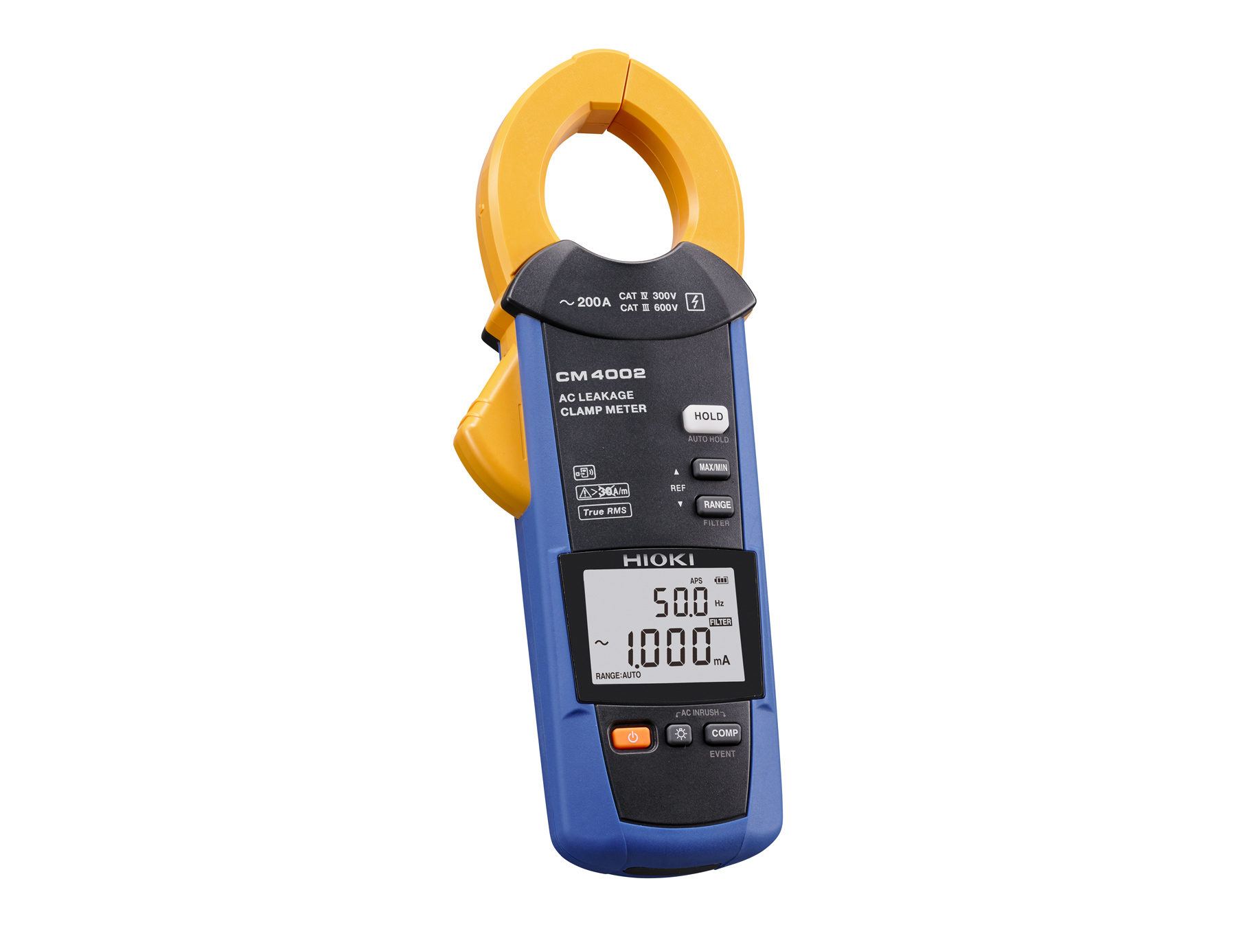 HIOKI CM4002 ac leakage clamp meter for micro a leakage 200 a