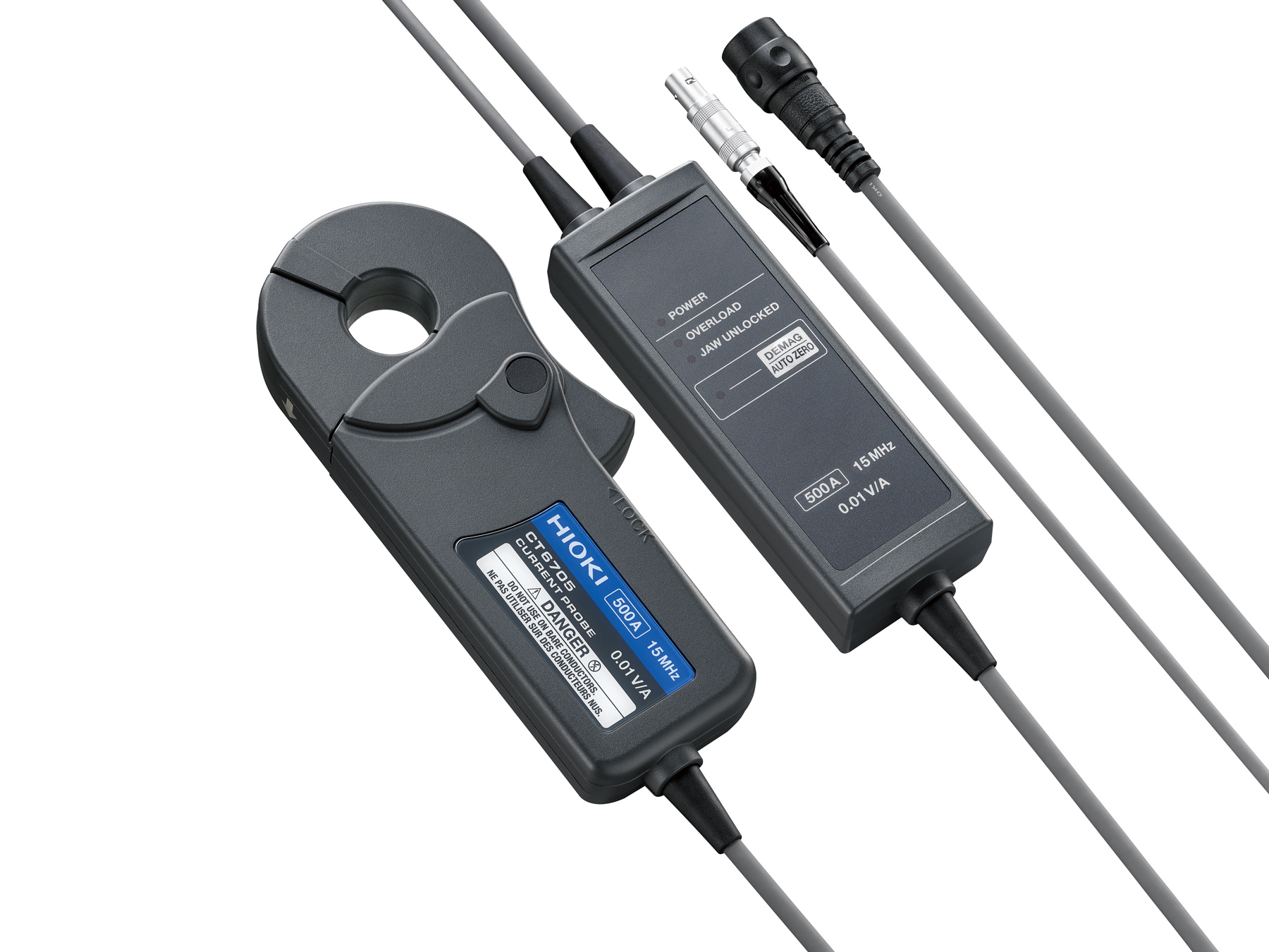 HIOKI CT6705 ac dc fluxgate current probe full rated current up to 20 khz